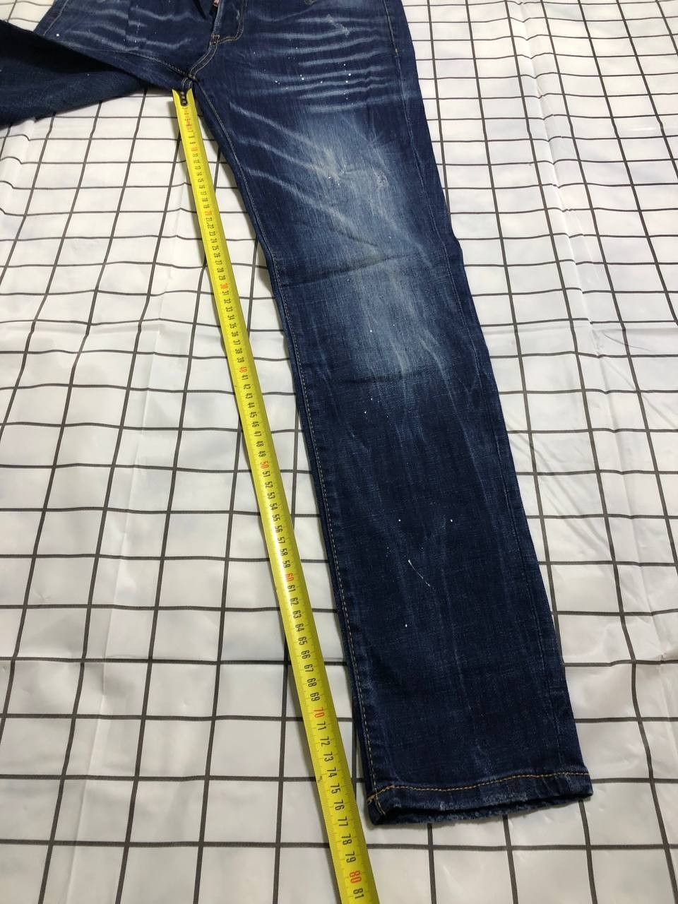 Dsquared2 Dsquared2 Vintage Floral Fish Pockets Distressed Denim Jeans Size US 32 / EU 48 - 10 Thumbnail