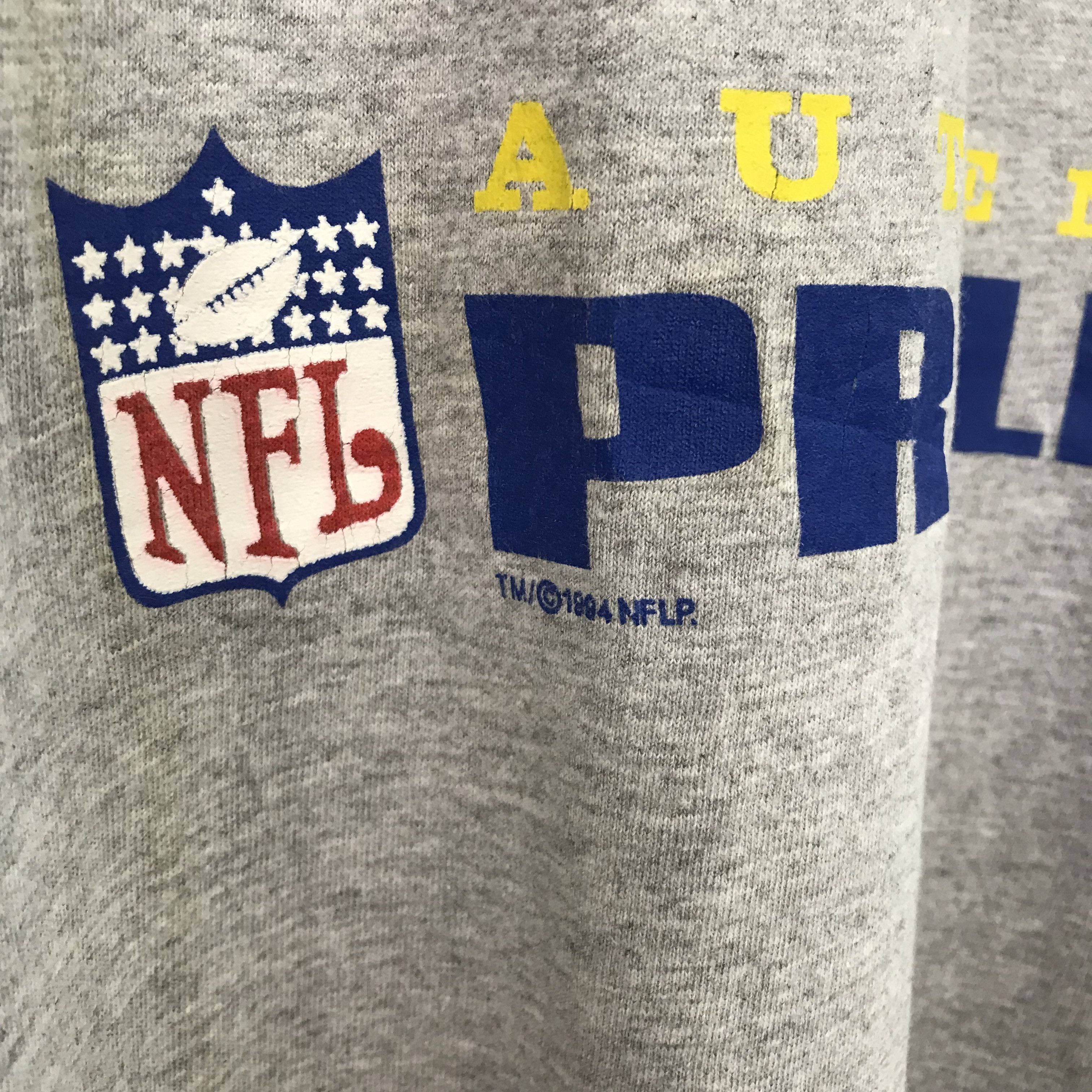 Vintage Vintage 90s St. Louis Rams Football Gray Tshirt - 634 Size US L / EU 52-54 / 3 - 5 Thumbnail