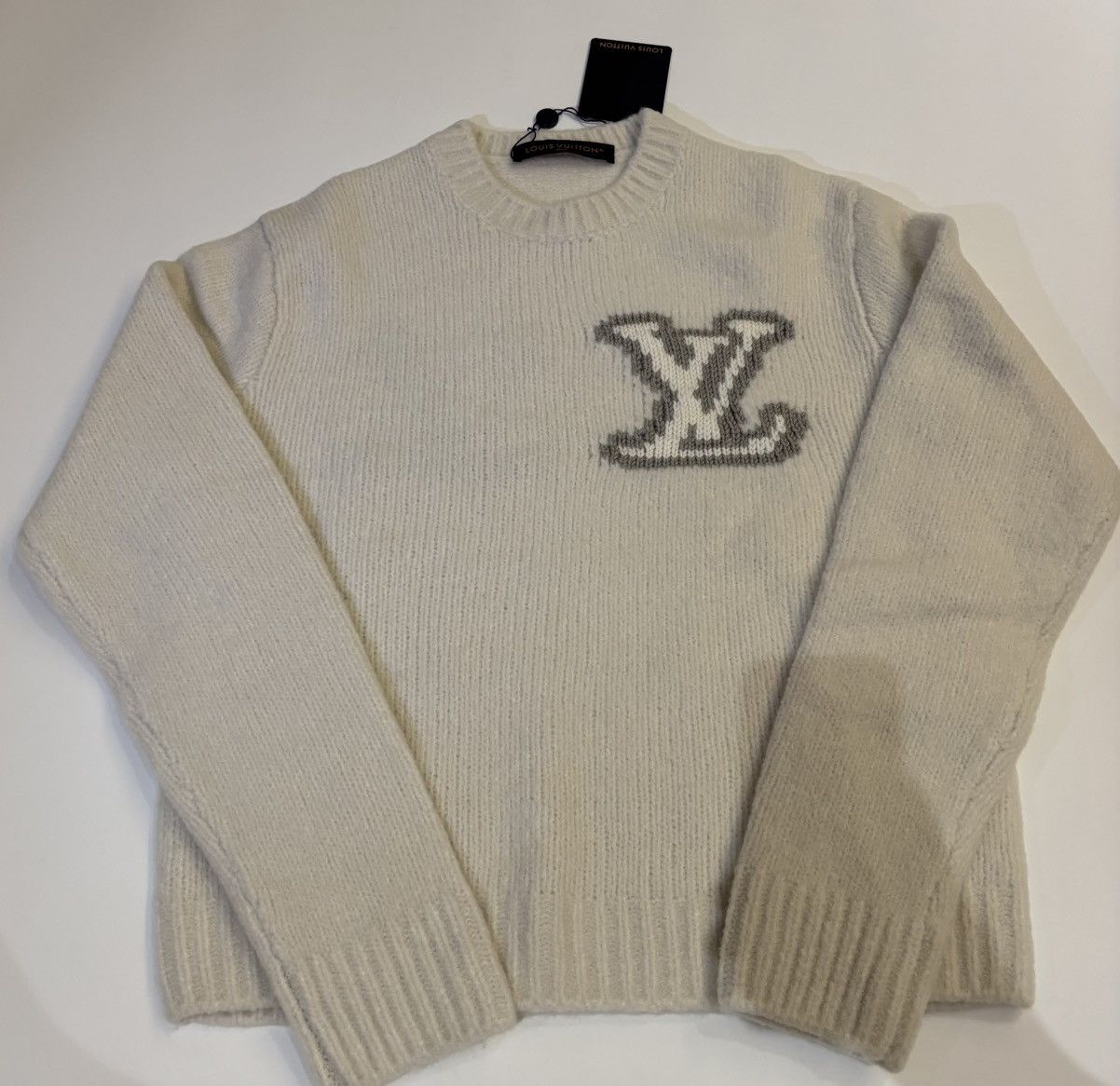 Louis Vuitton Louis Vuitton Intarsia Crewneck Size US S / EU 44-46 / 1 - 1 Thumbnail