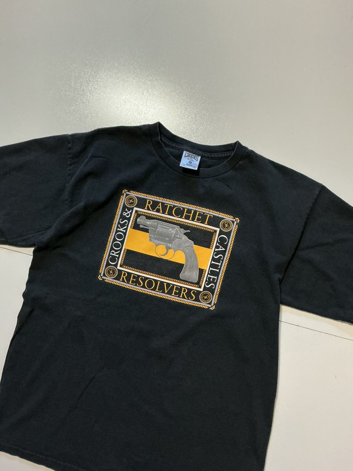 Crooks & Castles Crooks & Castles Ratchet Resolvers Gun Box Logo T-Shirt Size US M / EU 48-50 / 2 - 4 Thumbnail
