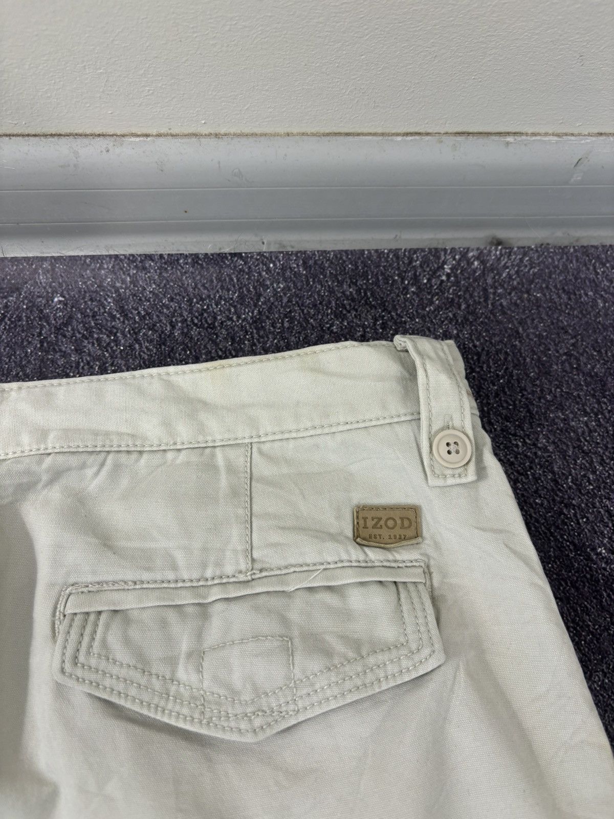 Izod Vintage IZOD 2000s Wide-Leg Utility Hype Baggy Cargo Shorts Size US 38 / EU 54 - 20 Thumbnail