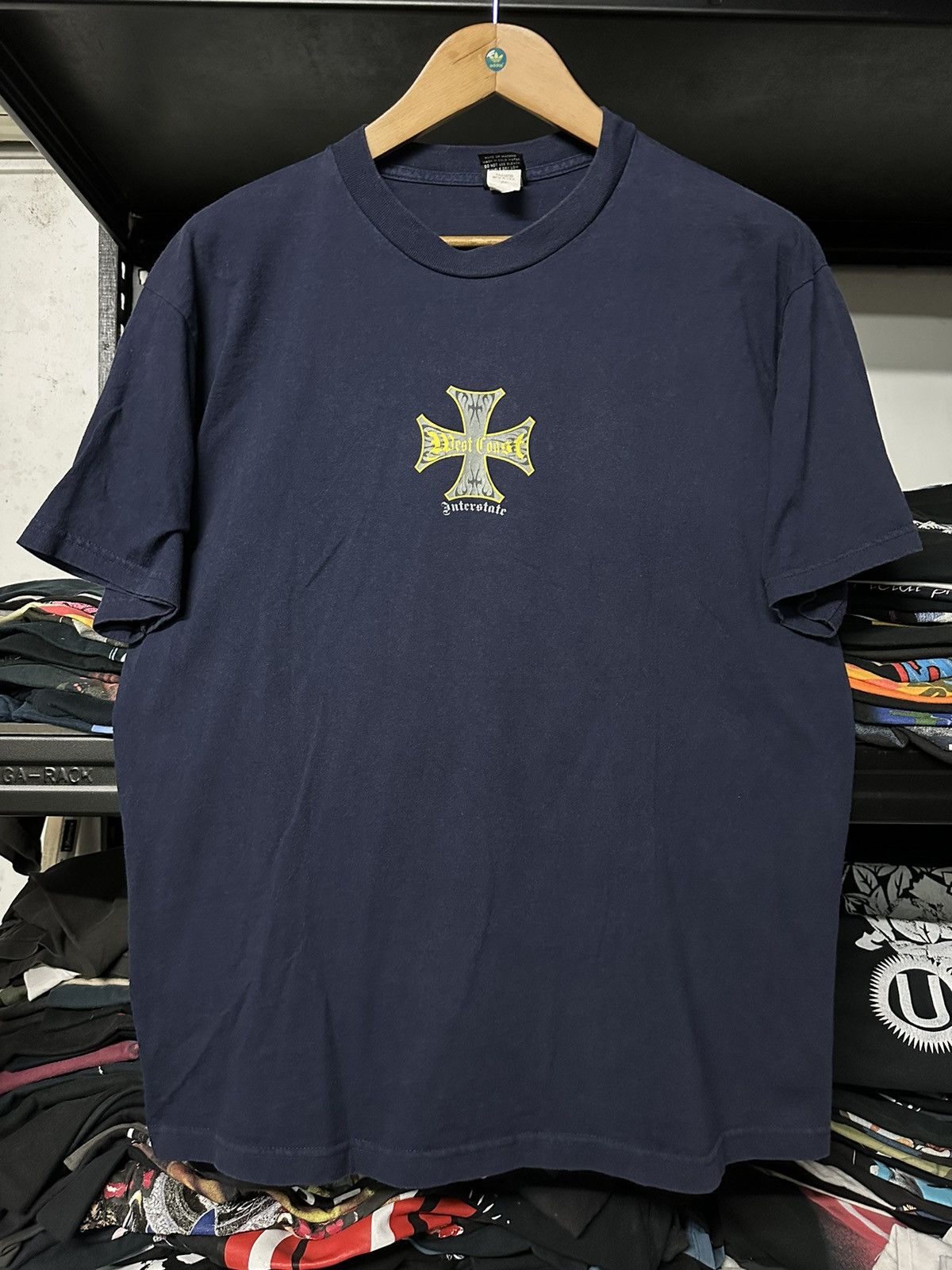 Vintage Vintage 90s West Coost Chopper Interstate Canter Tee Size US XL / EU 56 / 4 - 1 Thumbnail