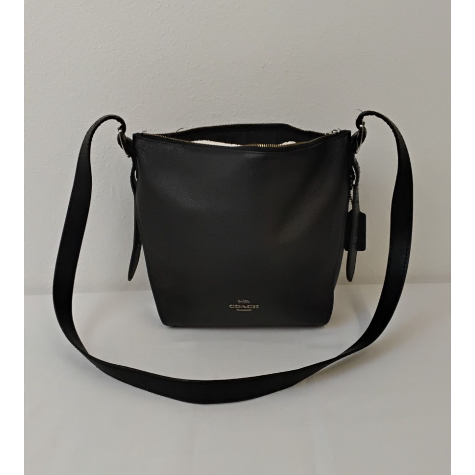 Coach Coach Dufflette Crossbody Bag Black Leather Purse 21377 Size ONE SIZE - 4 Thumbnail