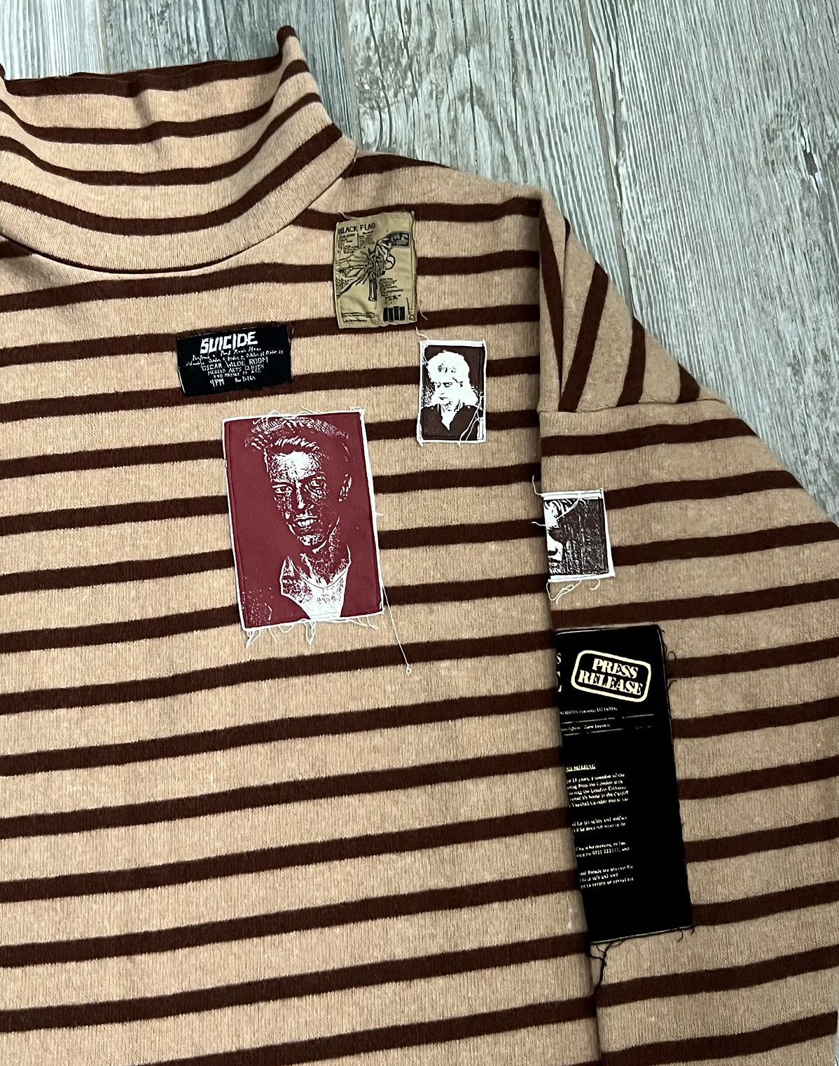Raf Simons AW2001-2002 Raf Simons Riot Riot Riot Tan Runway Turtleneck Size US XL / EU 56 / 4 - 5 Thumbnail