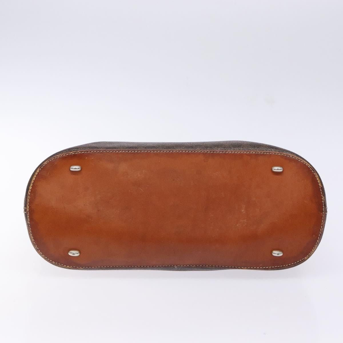 Celine CELINE Macadam Canvas Hand Bag Pvc Leather Brown Gold Size ONE SIZE - 9 Thumbnail
