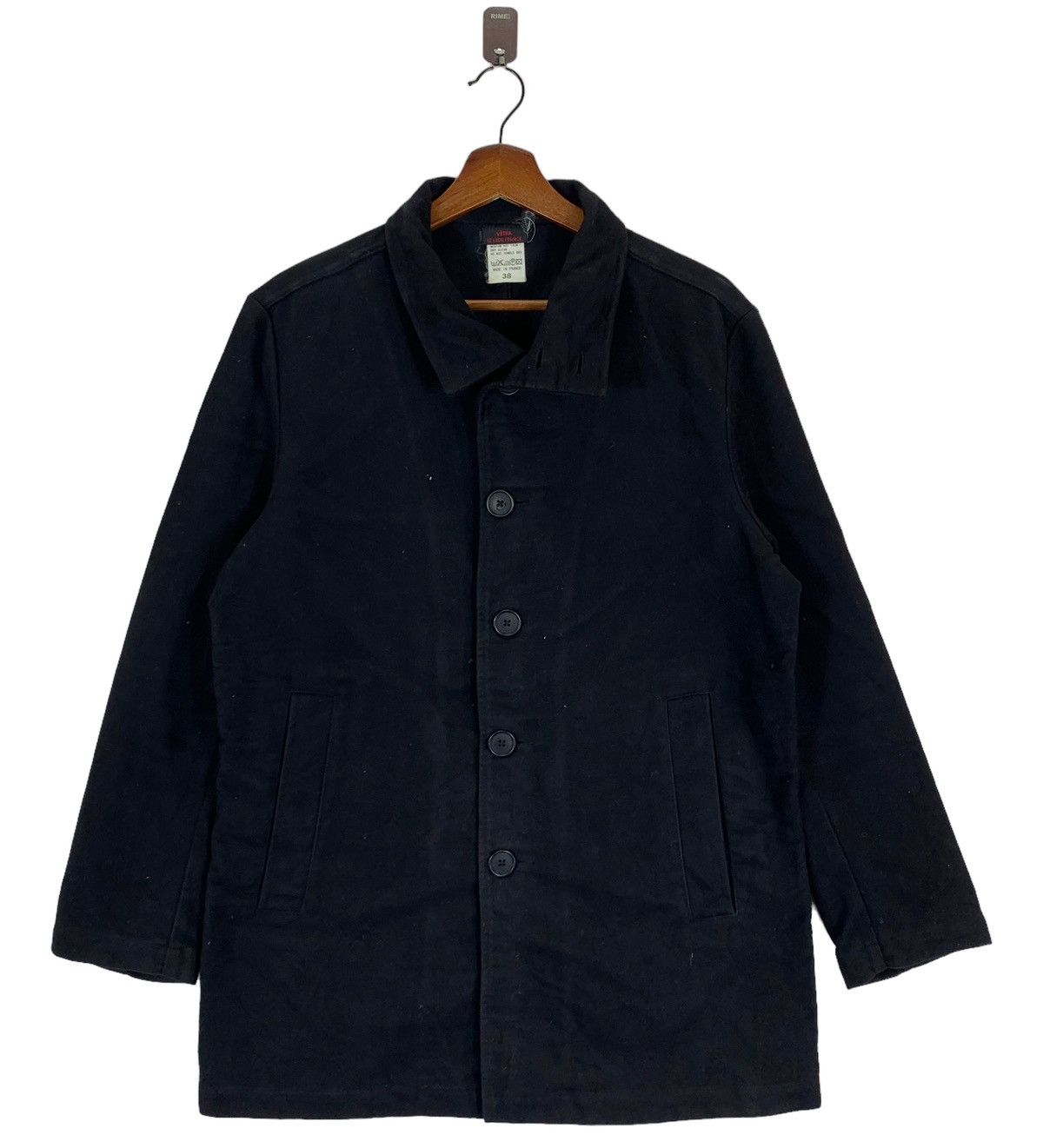 image of Vintage Vetra Le Lude France Button Jacket in Black, Men's (Size Medium)