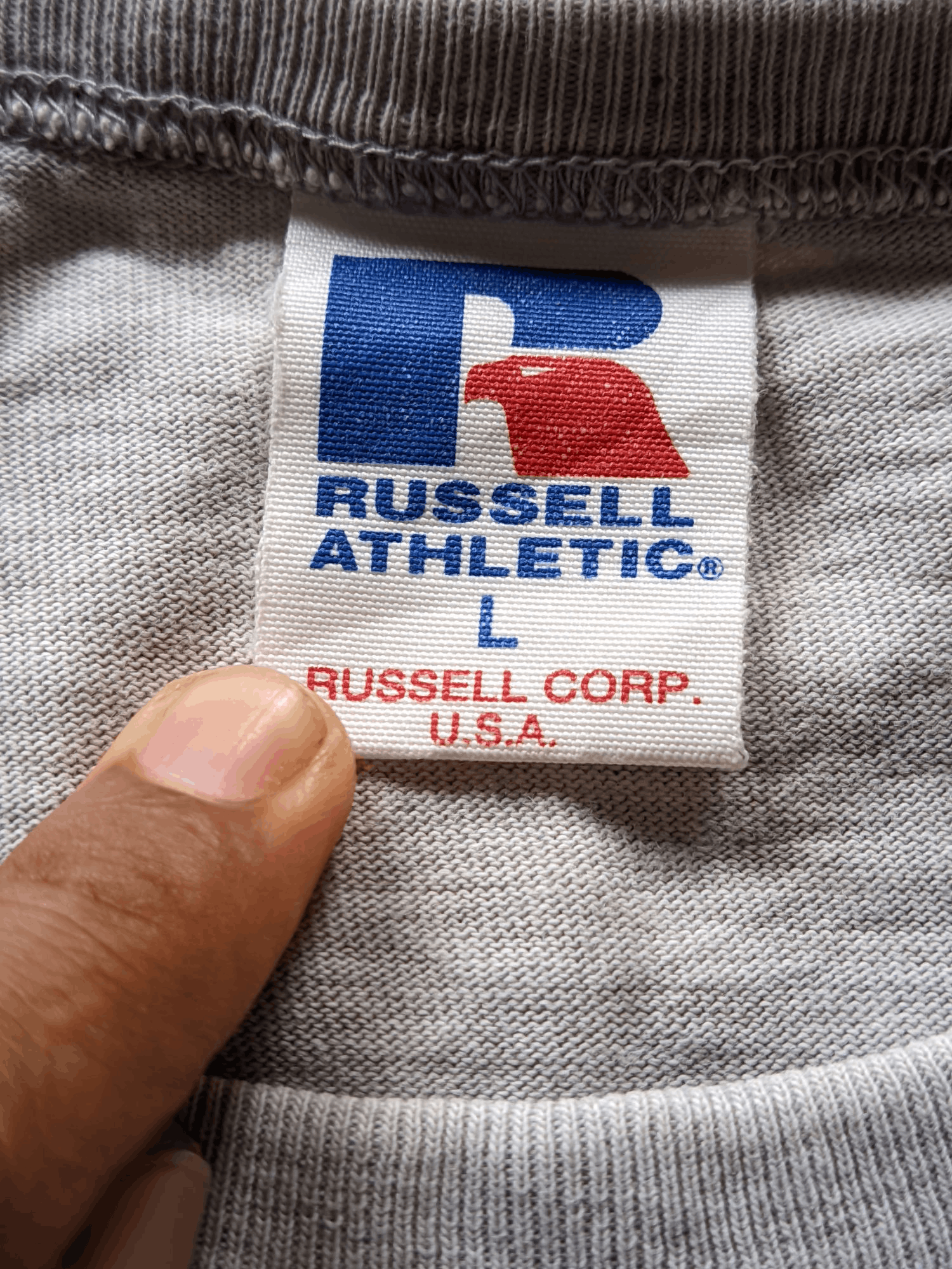 MLB × Russell Athletic × Vintage Tshirts Russell Athletic Old American Baseball Size US L / EU 52-54 / 3 - 5 Thumbnail