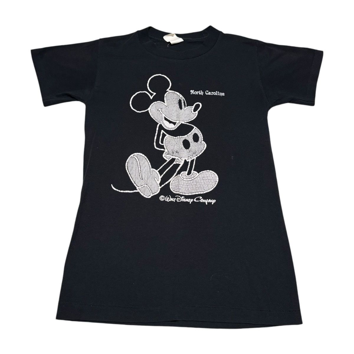 Vintage Vintage 80s Mickey Mouse North Carolina Shirt Adult S Size US S / EU 44-46 / 1 - 1 Thumbnail