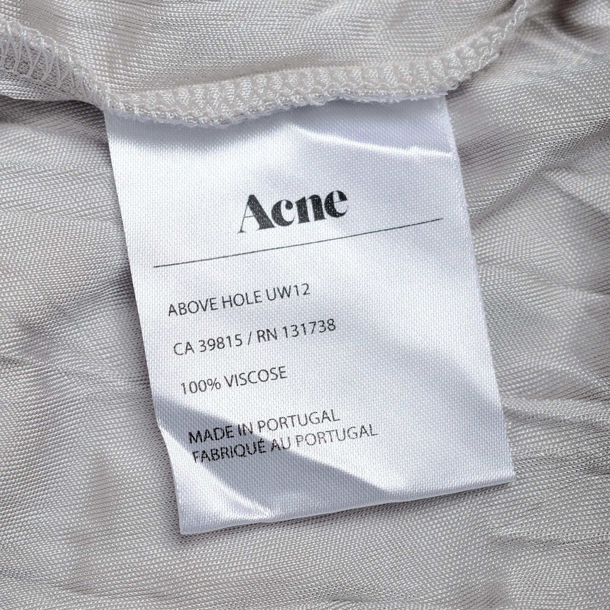 Acne Studios *BNWT* ACNE STUDIOS ABOVE HOLE JERSEY TOP BEIGE S Size S / US 4 / IT 40 - 3 Thumbnail