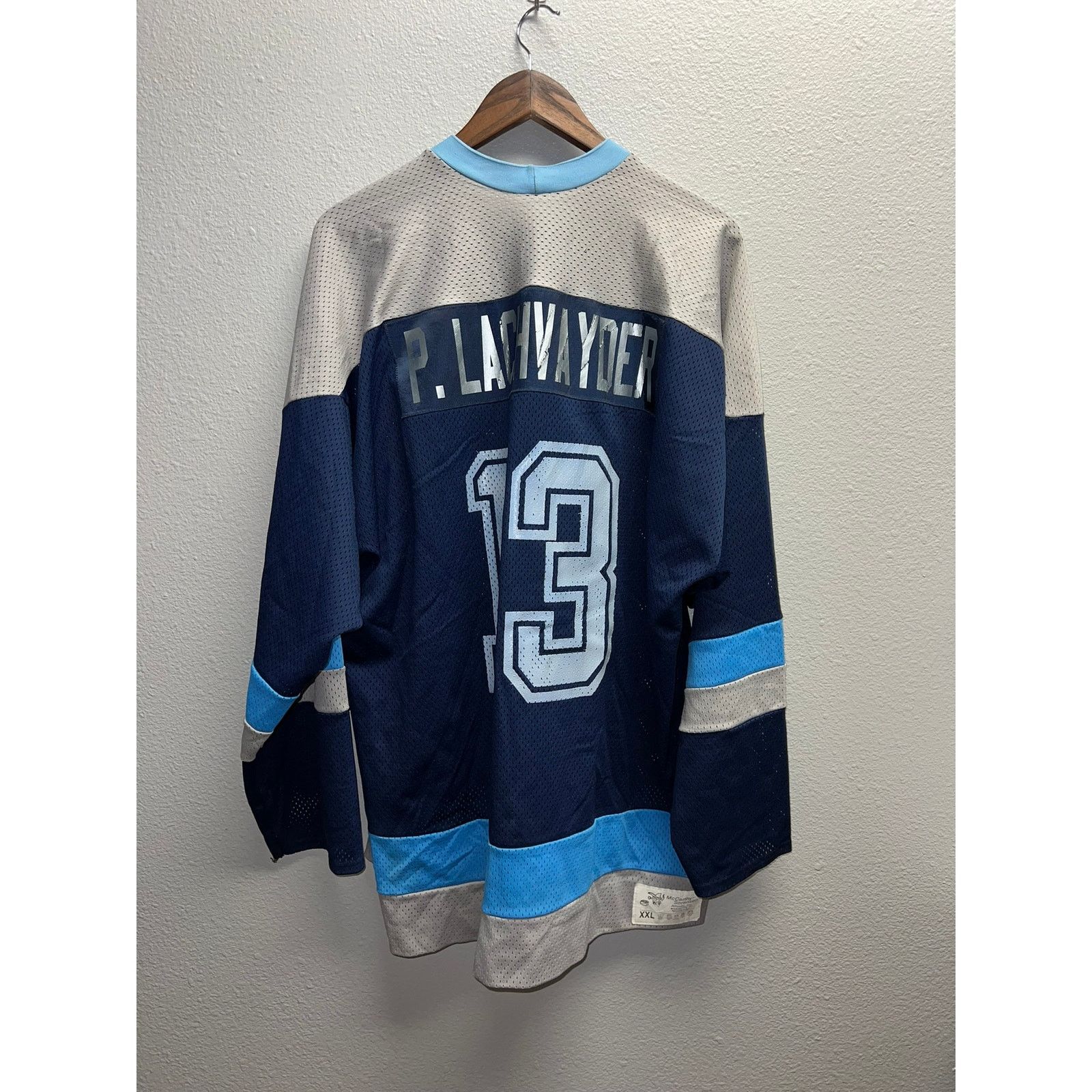 Vintage Vintage Skyhawks Deer Valley Jersey Blue Hockey VTG 2XL Size US XXL / EU 58 / 5 - 8 Thumbnail