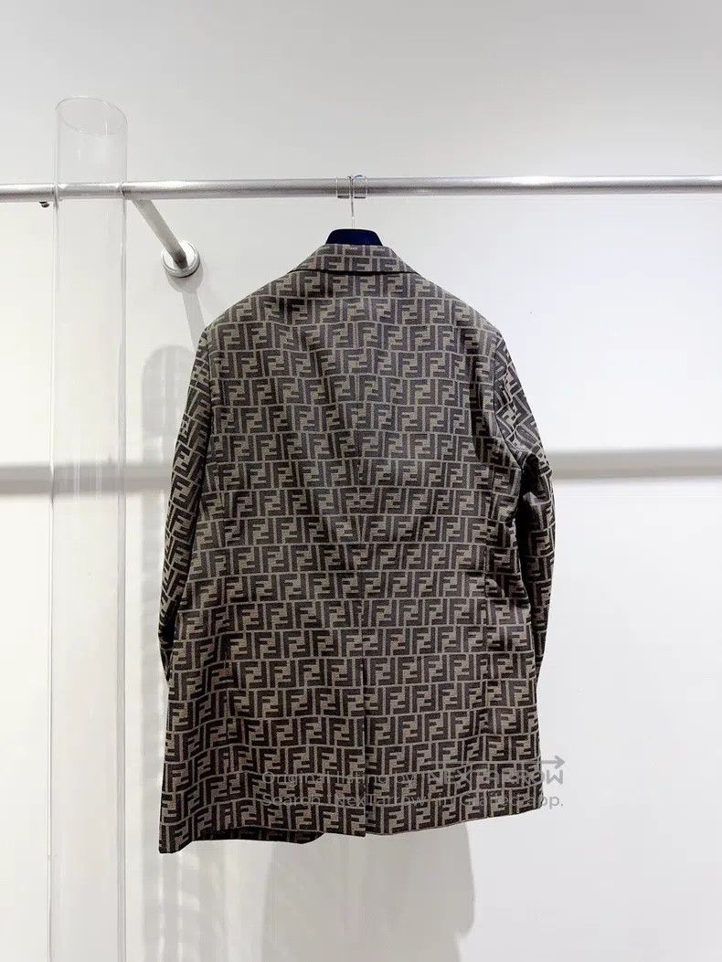 Fendi Fendi Logo-Embellished Jacket Size 54L - 3 Thumbnail