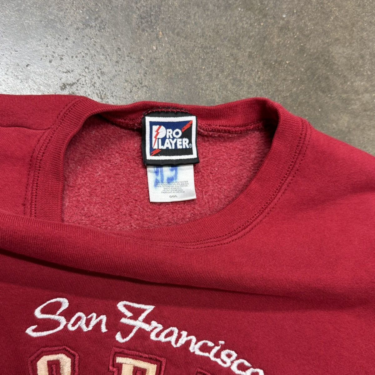 Pro Player Vintage San Francisco 49ers Pro Player Crewneck Sweatshirt Size US L / EU 52-54 / 3 - 4 Thumbnail