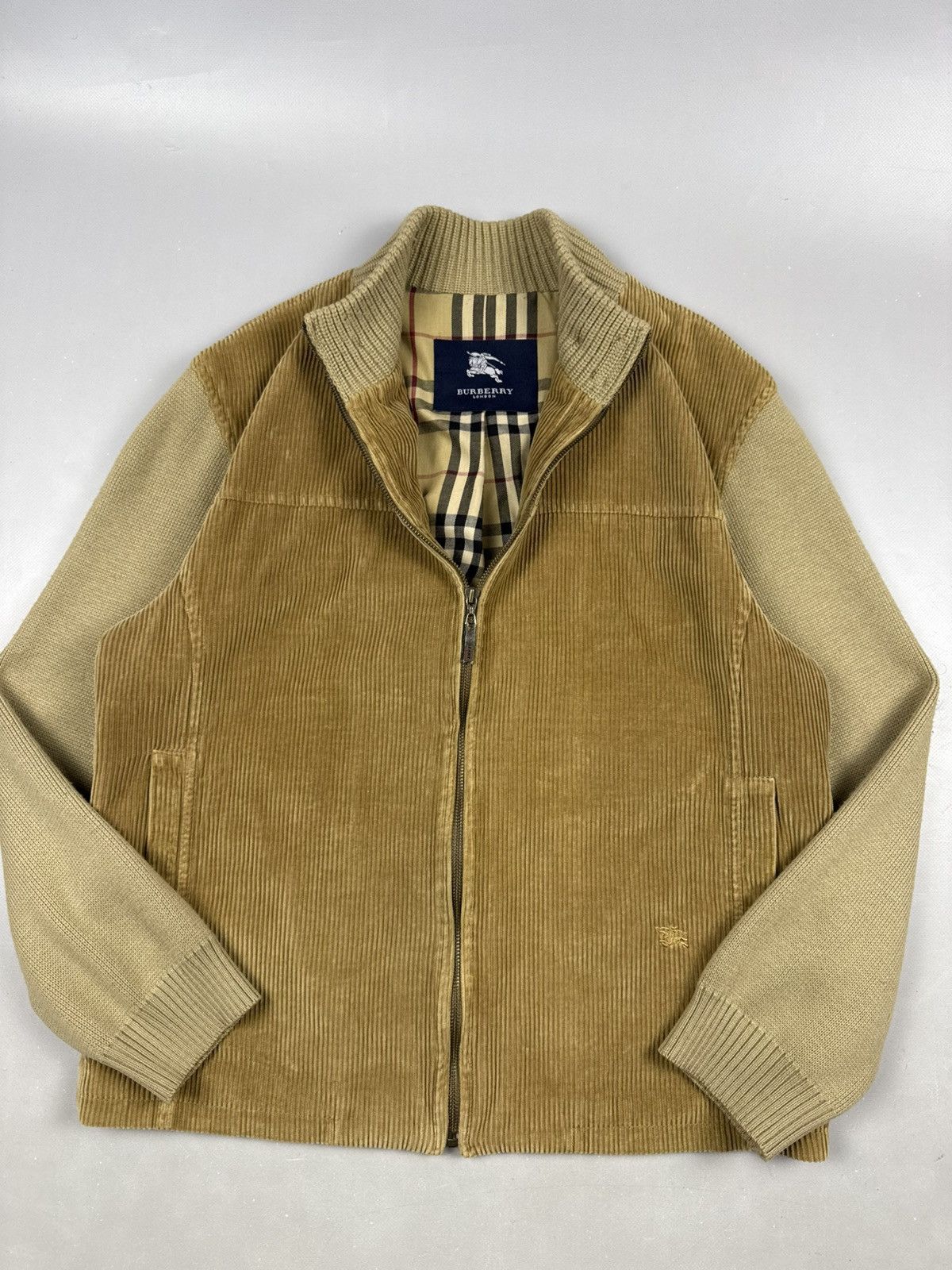 Burberry Burberry veste jacket curdoroy beige novachek old money Size US M / EU 48-50 / 2 - 4 Thumbnail