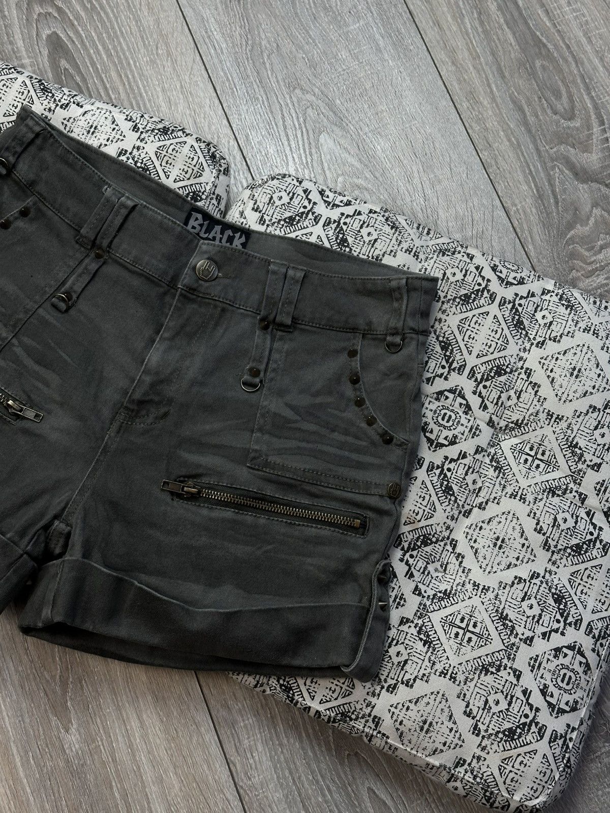 Other Designer Gothic Y2k Shorts Opium Metal Size 27" / US 4 / IT 40 - 3 Thumbnail
