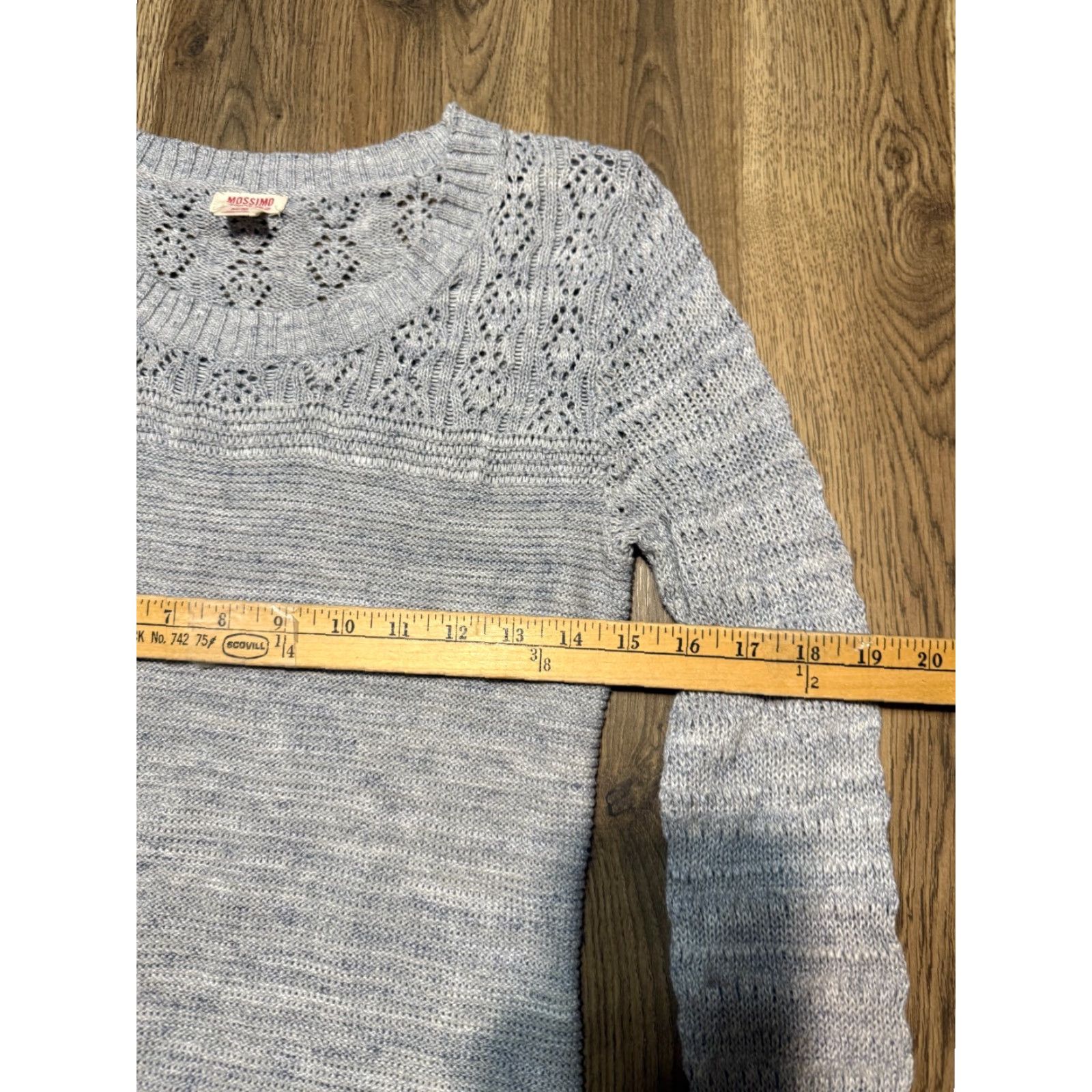 Mossimo Mossimo Supply Co. Dress Shirt Womens Medium Gray Sweater Dress Long Sleeve Knit Casual Casual Free Return Size M / US 6-8 / IT 42-44 - 3 Thumbnail