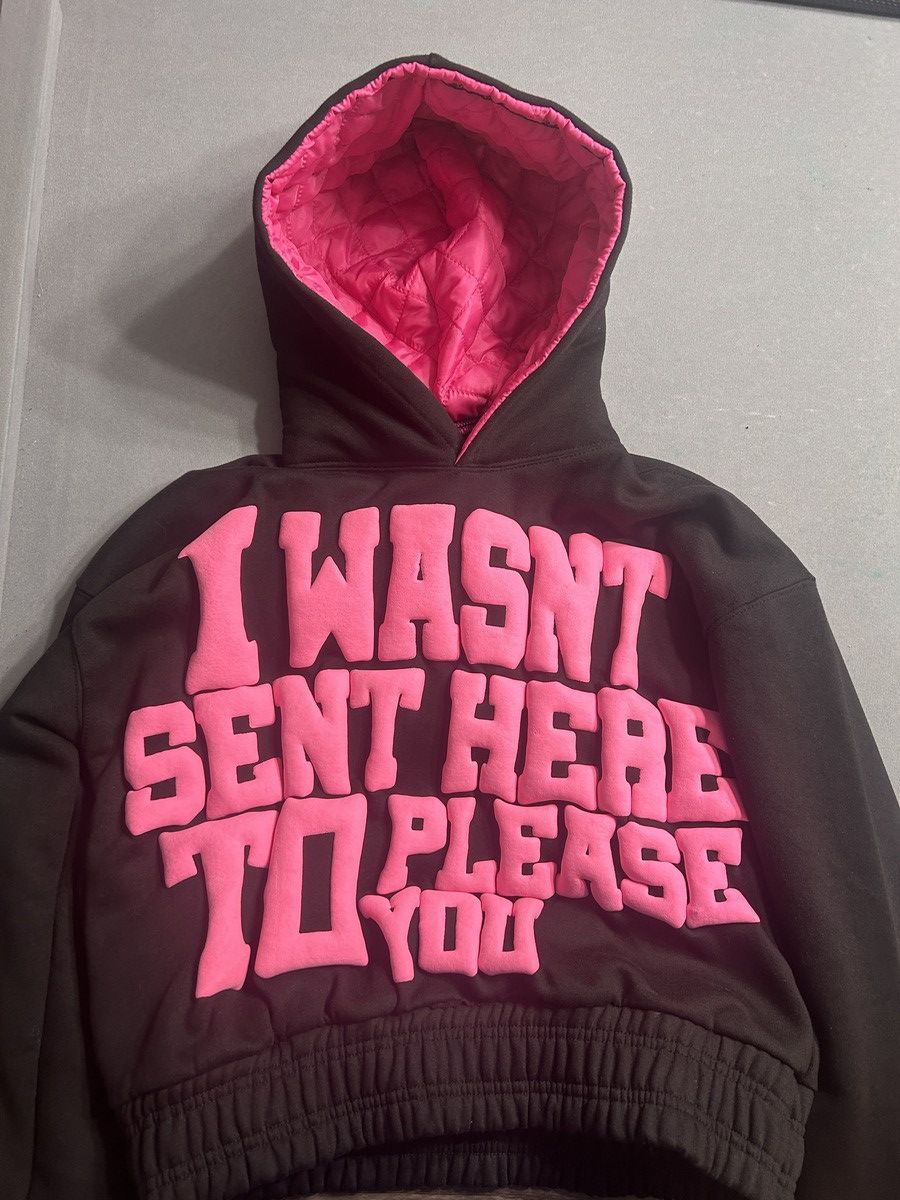 Other @lazyproject.us black and pink cropped hoodie Size US M / EU 48-50 / 2 - 1 Thumbnail