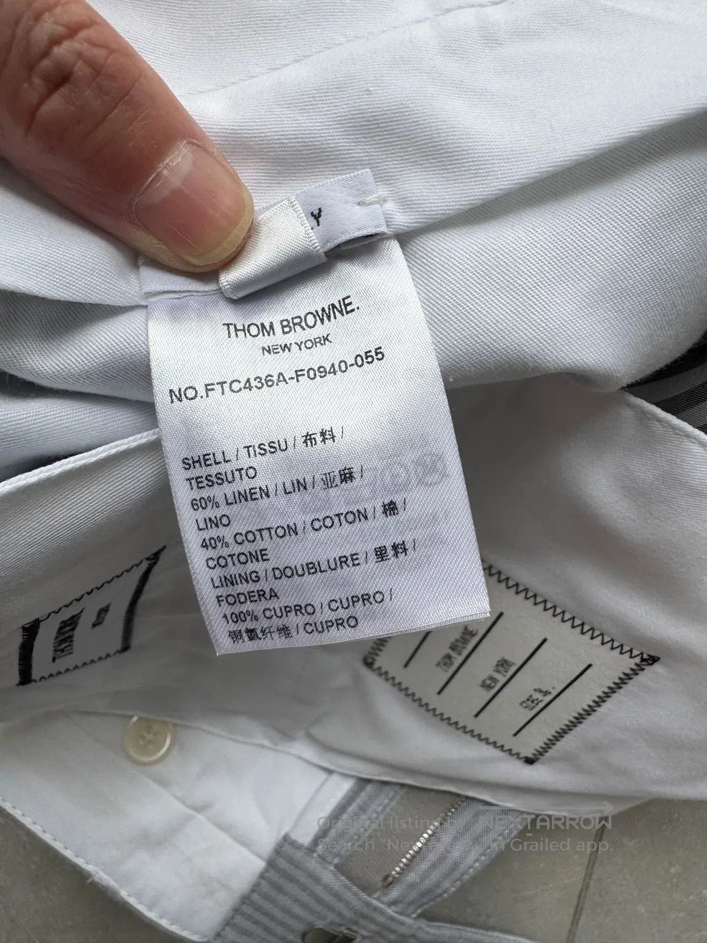 Thom Browne Thom Browne High-Waist Striped Shorts. Size 35" - 7 Thumbnail