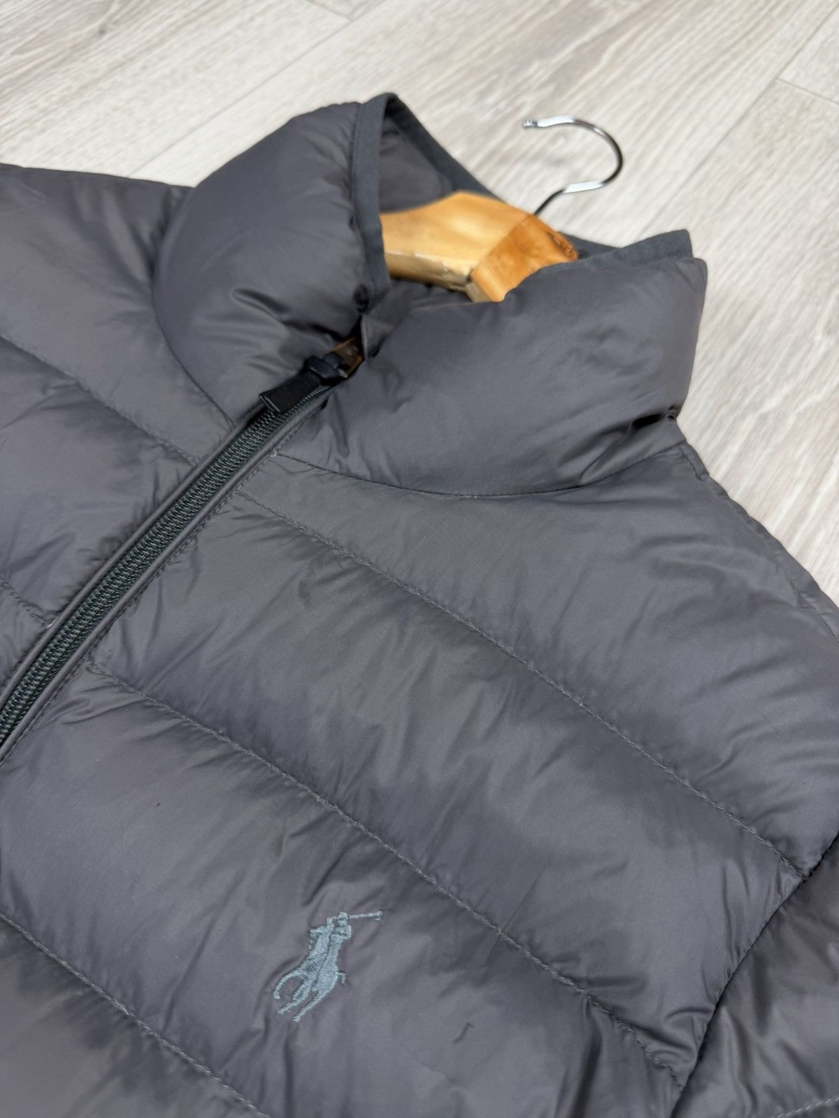 Polo Ralph Lauren Polo Ralph Lauren Women Gray Puffer Down Jacket Size L Size L / US 10 / IT 46 - 5 Thumbnail