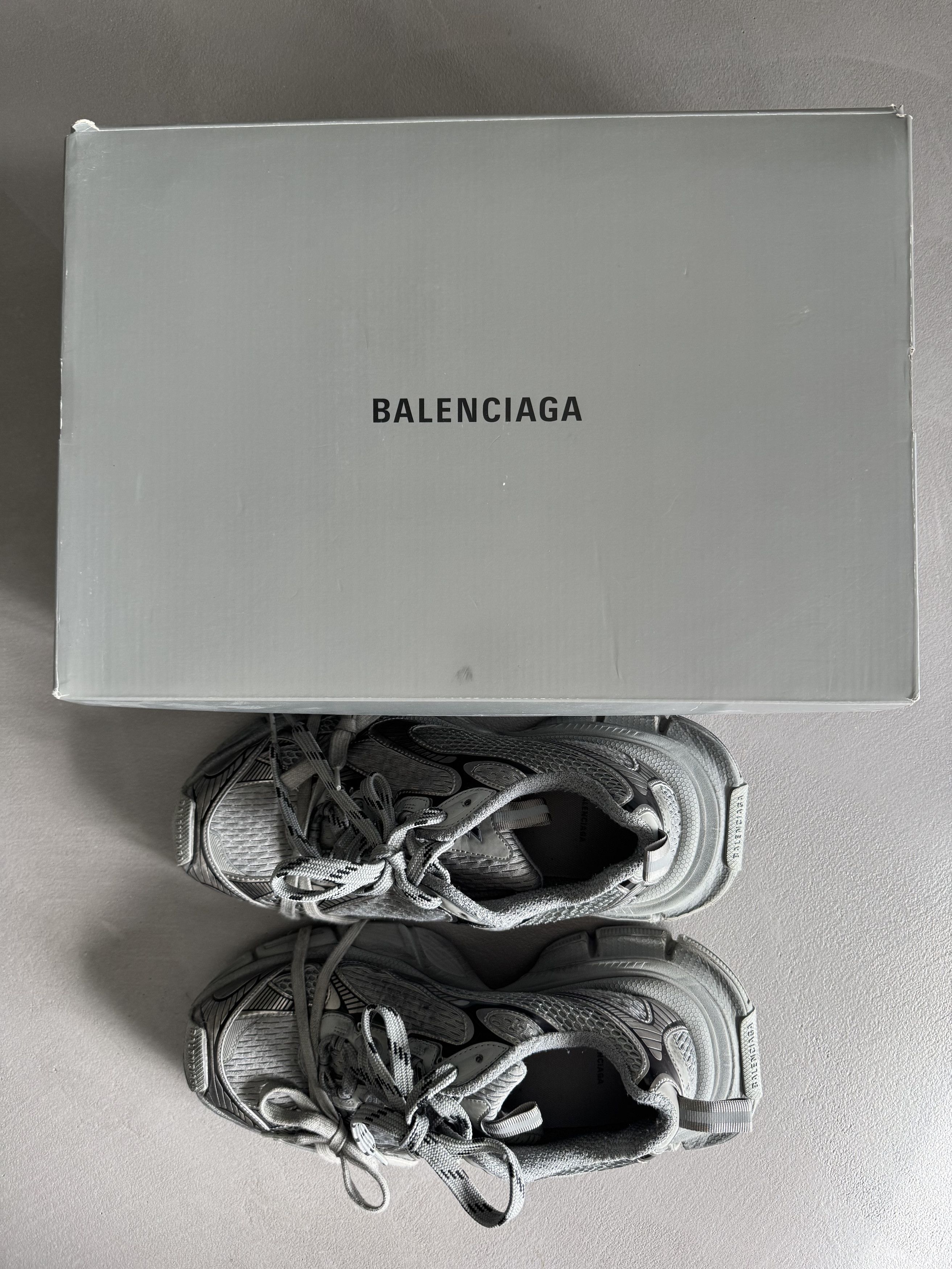 Balenciaga Balenciaga 3XL Sneakers Grey Silver Size US 10 / EU 43 - 7 Thumbnail