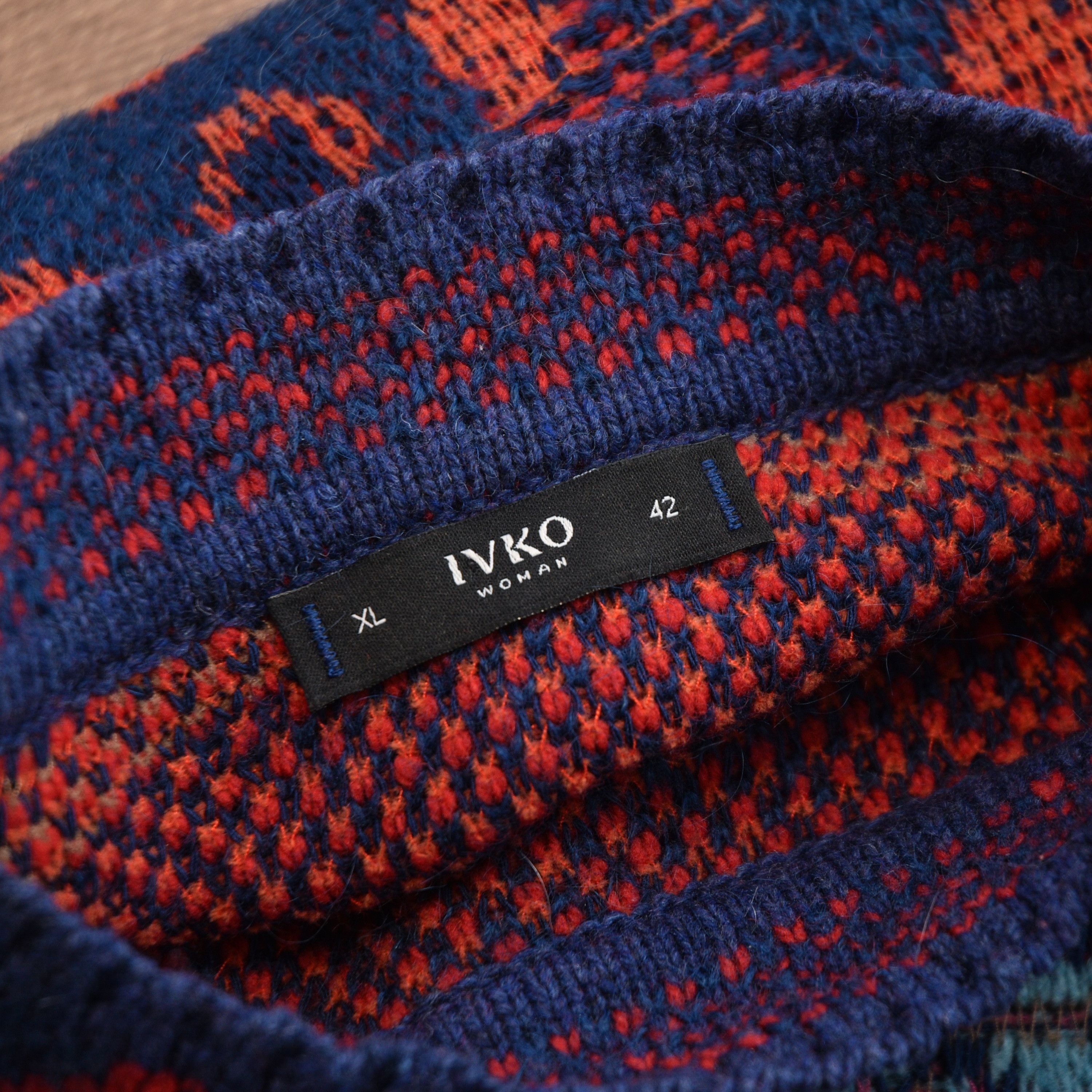 Other IVKO Oversized Knitted Pullover Artistic Mohair Wool Blend Size XL / US 12-14 / IT 48-50 - 10 Thumbnail