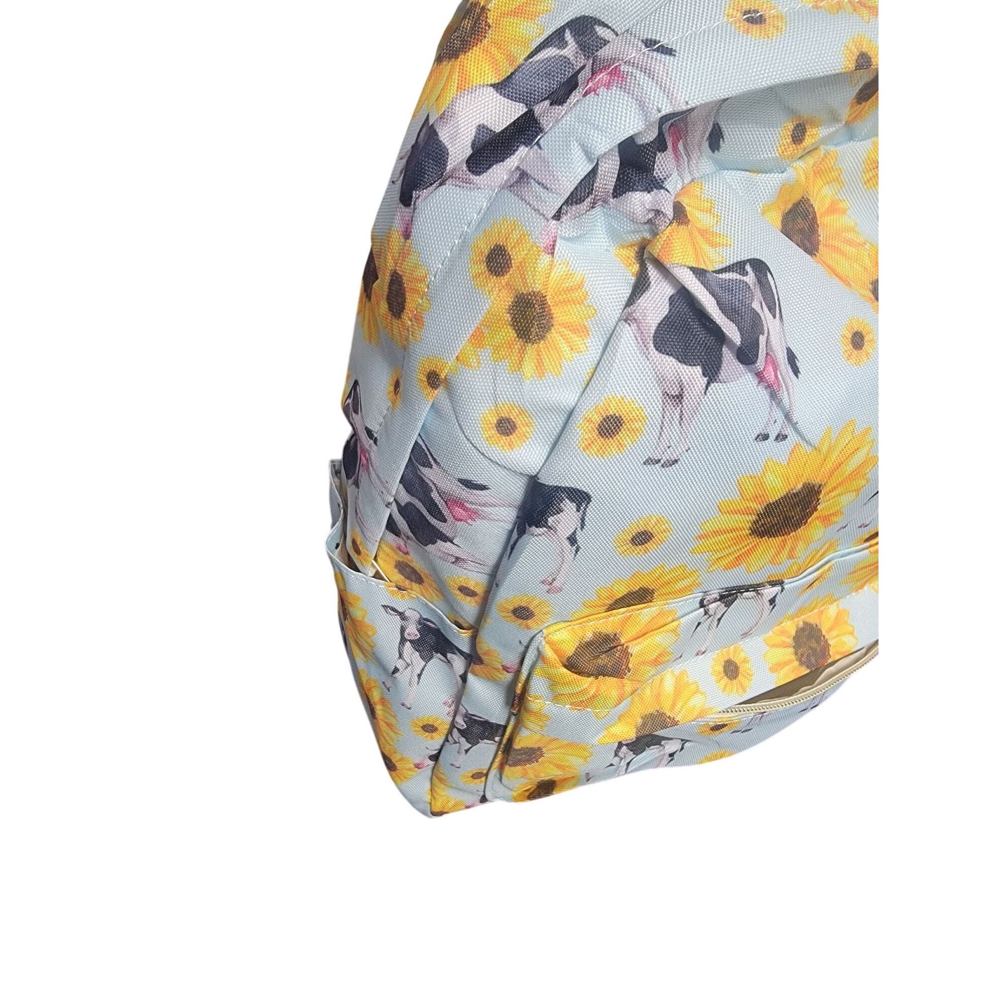 Other Cows and Sunflowers Yellow Flower Girls Backpack Size ONE SIZE - 4 Thumbnail