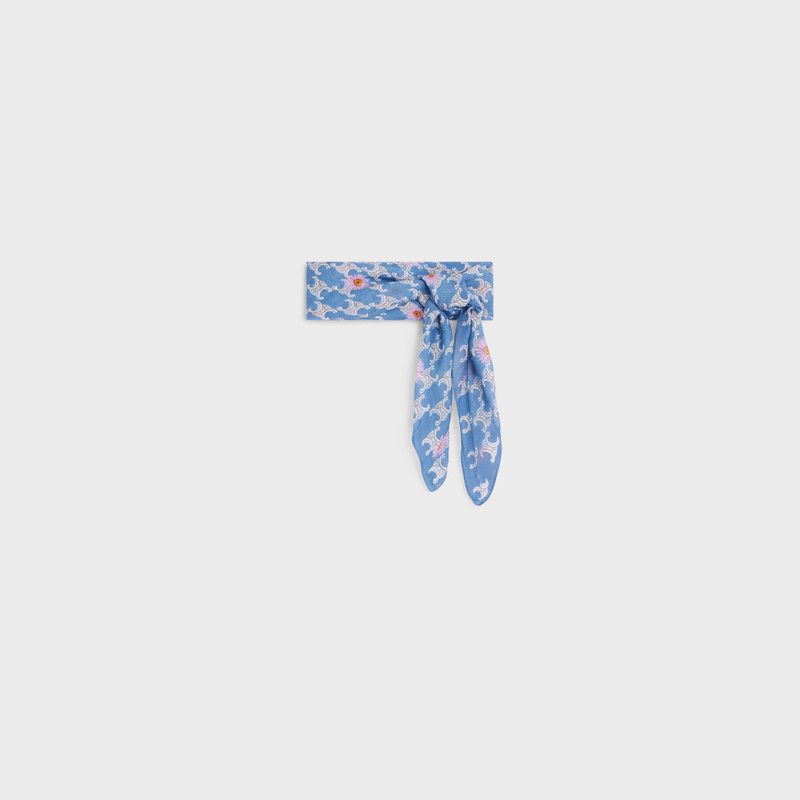 Celine o1bcso1str0126 2AWB6100Z Size: OS / Bandana in Denim Size ONE SIZE - 1 Thumbnail