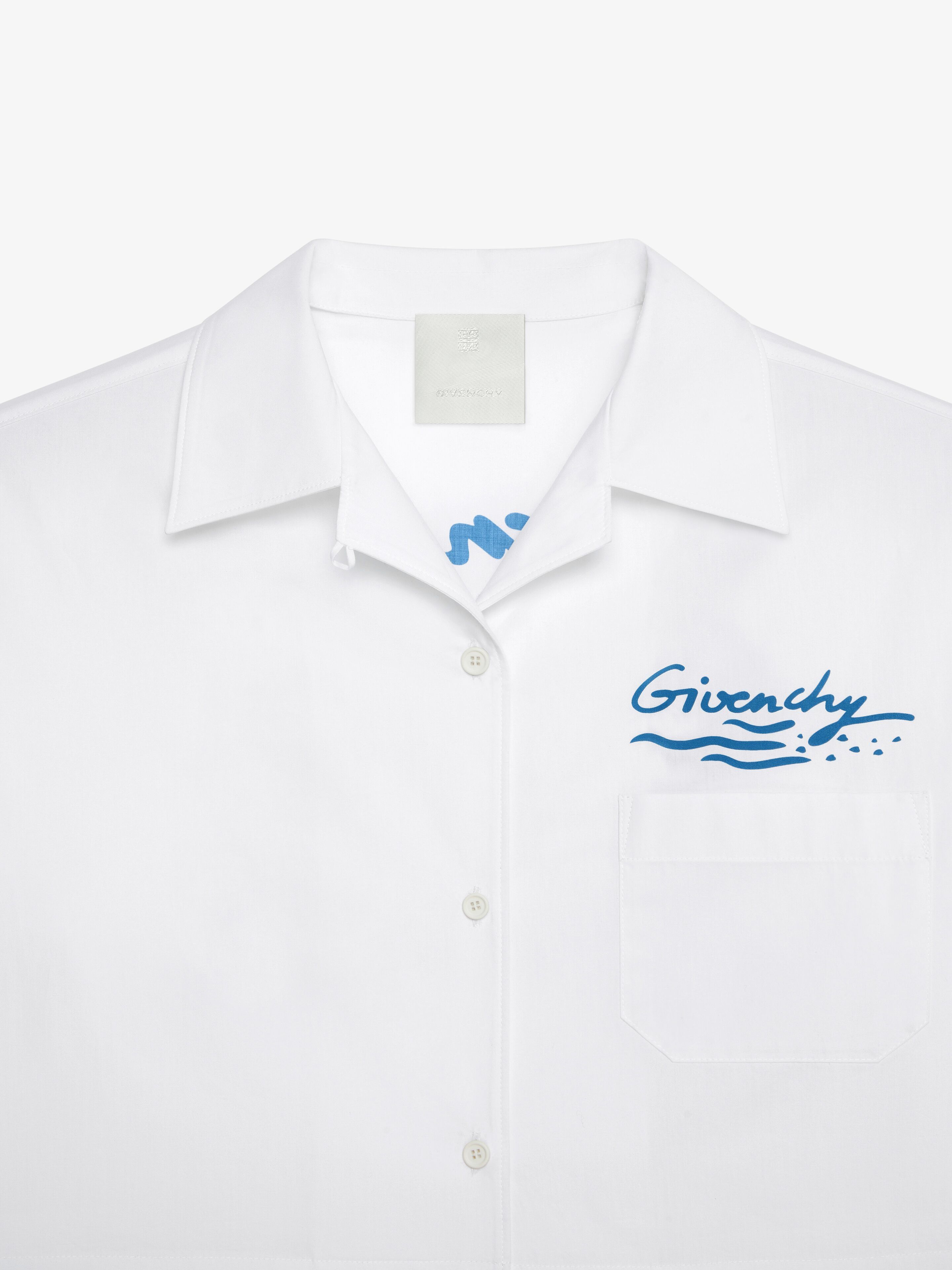 Givenchy o1srvl11e0225 Cropped Shirt in White Size L / US 10 / IT 46 - 5 Thumbnail