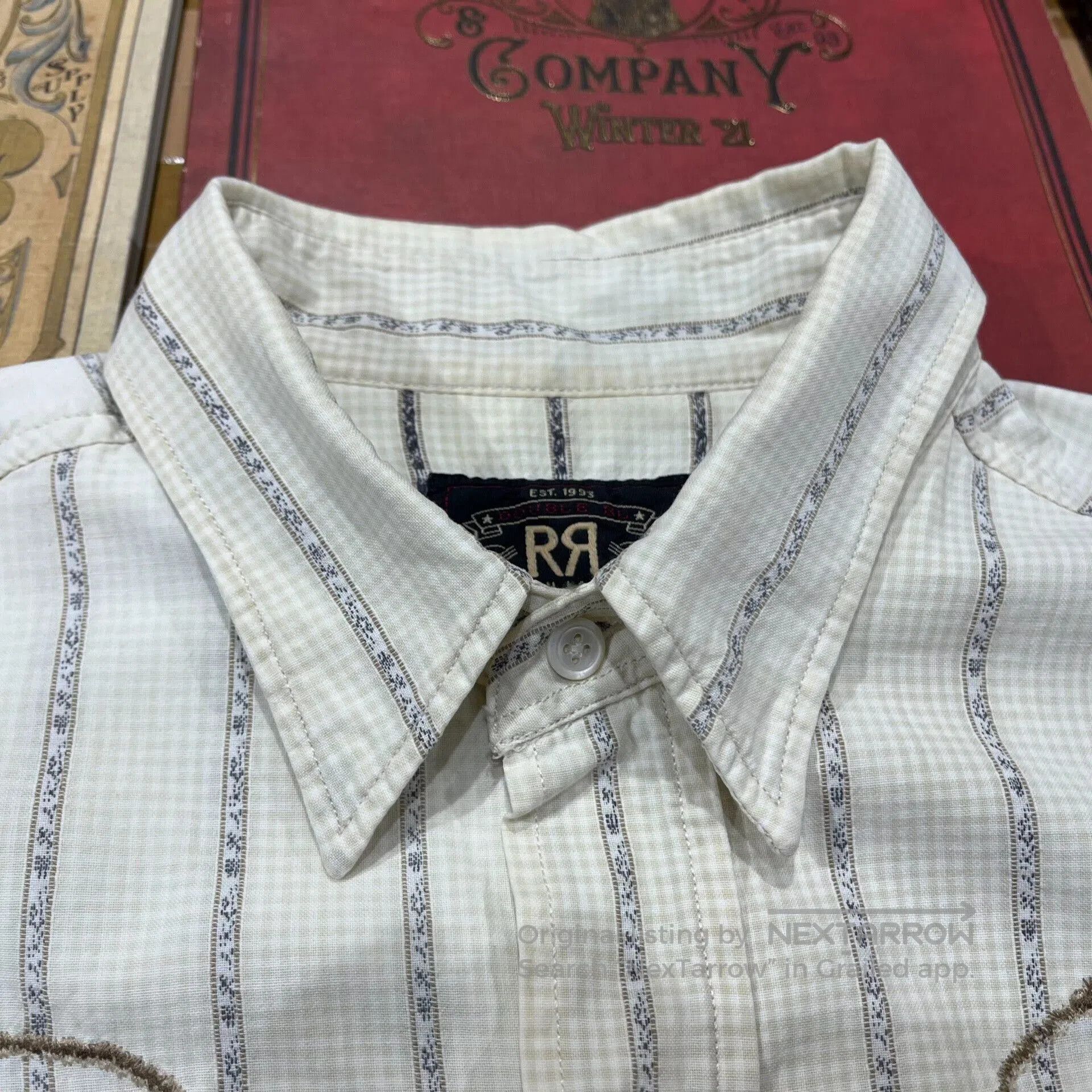 RRL Ralph Lauren RRL Vintage Western Embroidered Shirt. Size US S / EU 44-46 / 1 - 6 Thumbnail