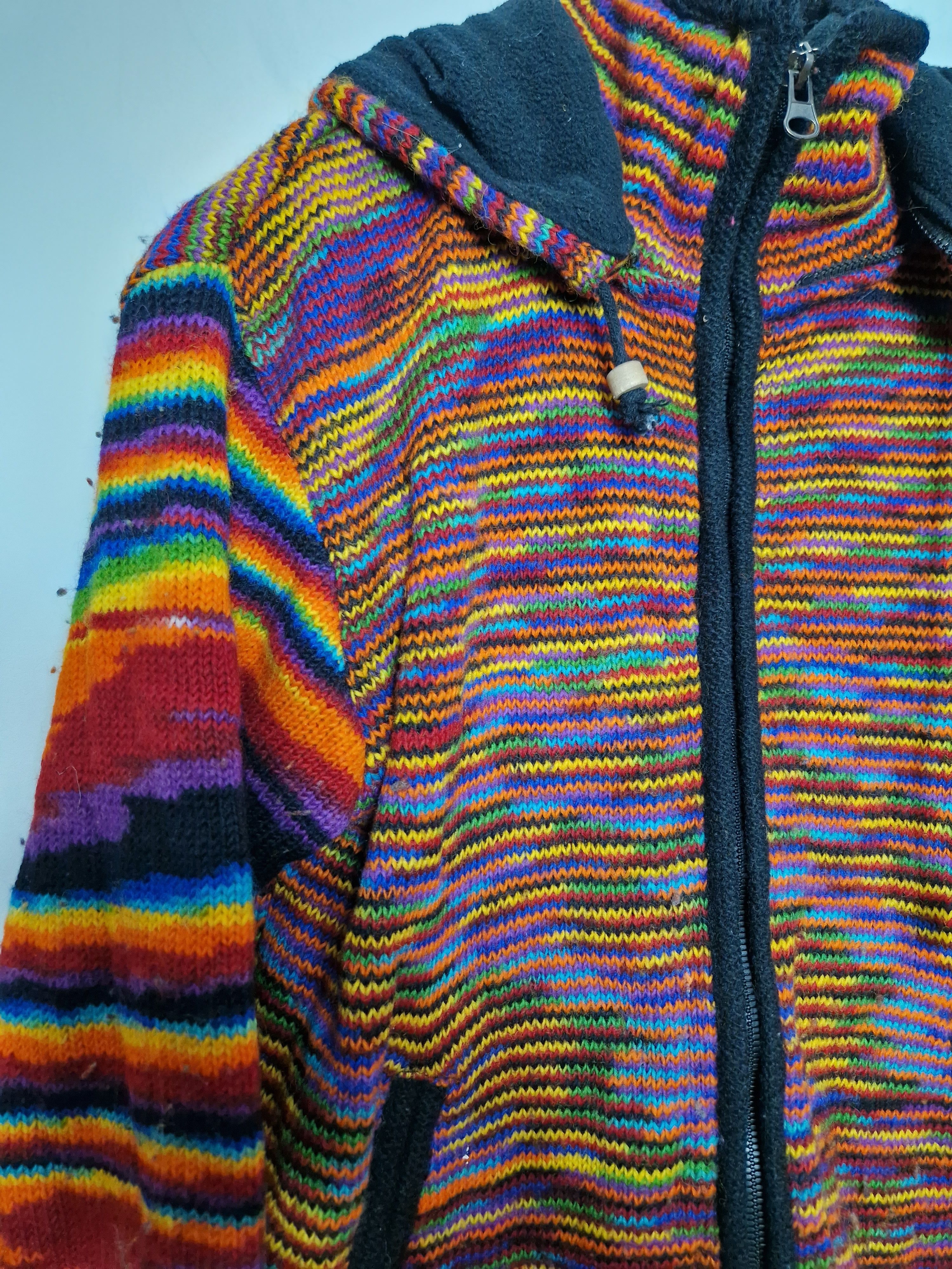 Japanese Brand × Vintage vintage wool made in Nepal sweater Size US XL / EU 56 / 4 - 4 Thumbnail