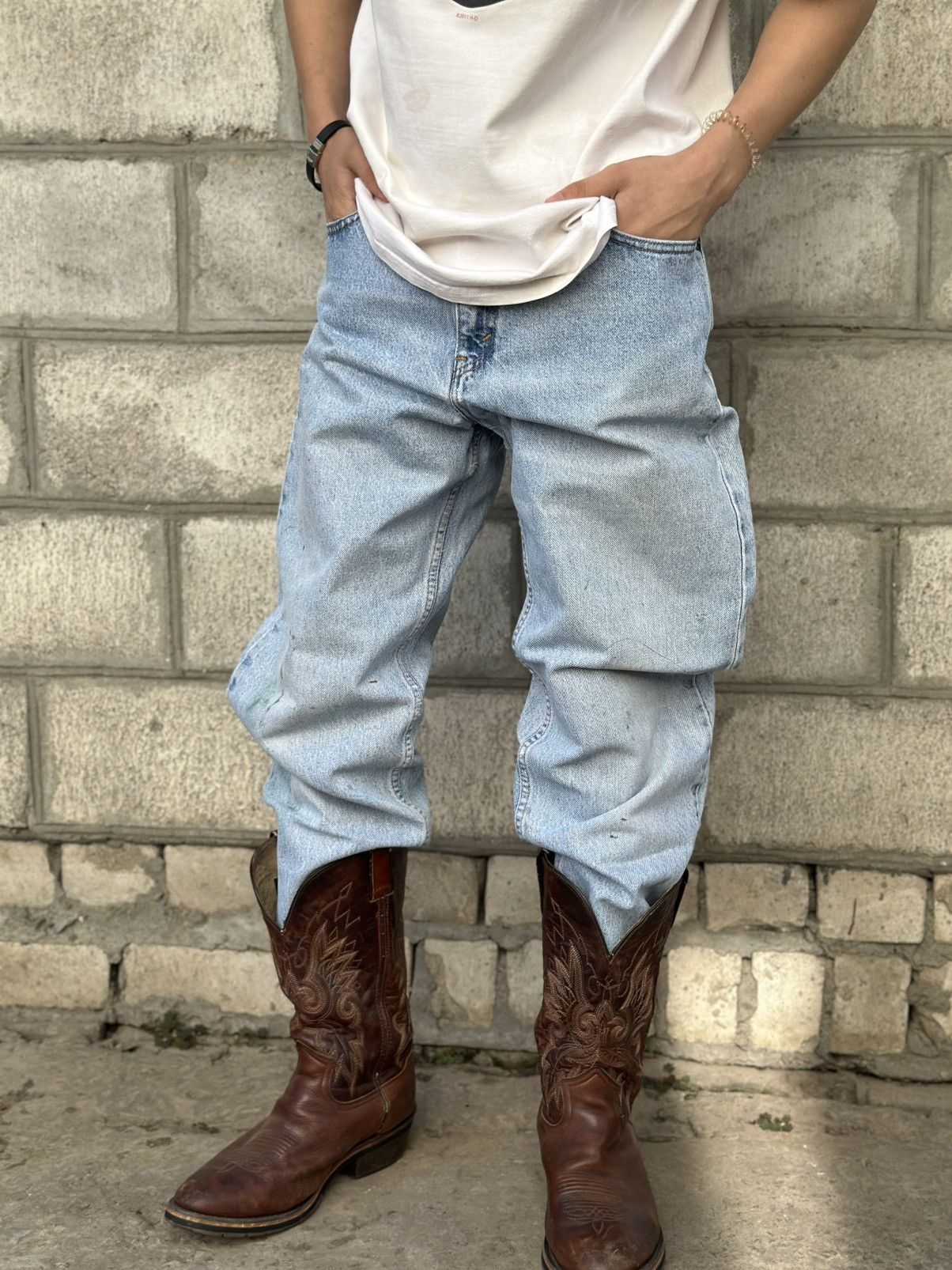 501 Original Jeans Levis 501 Strappati Uomo Sneakers Men's Jeans