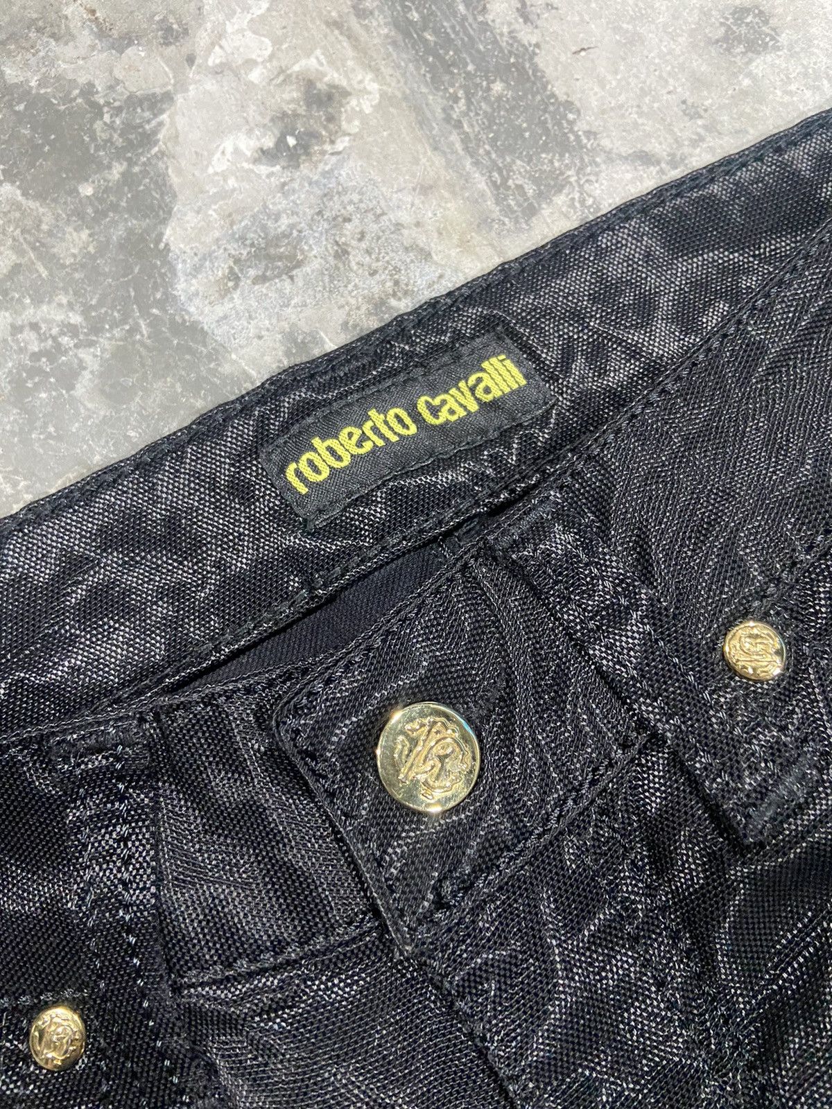 Other Roberto Cavali Stylish Black Pants Size 29" - 7 Thumbnail