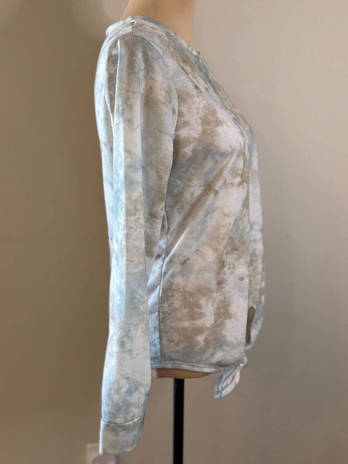 Other Bobbie Brooks tie dye lightweight sweatshirt bow waist SZ M Size M / US 6-8 / IT 42-44 - 2 Thumbnail