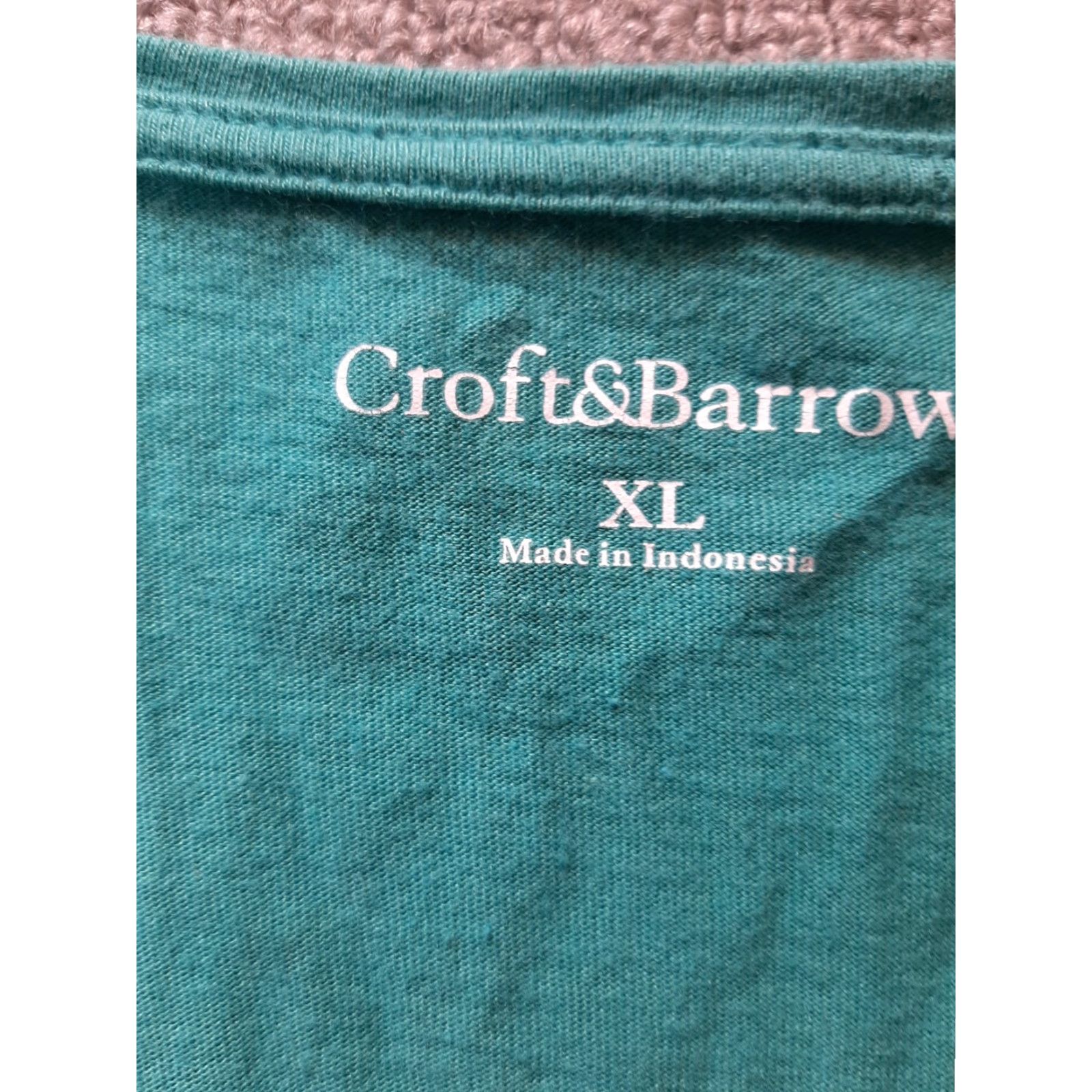 Croft & Barrow VINTAGE Croft & Barrow Long Sleeve Womens XL Top Blue Floral Sequins Shirt Womens XL Blue Floral Sequins Blouse Casual Size XL / US 12-14 / IT 48-50 - 2 Thumbnail