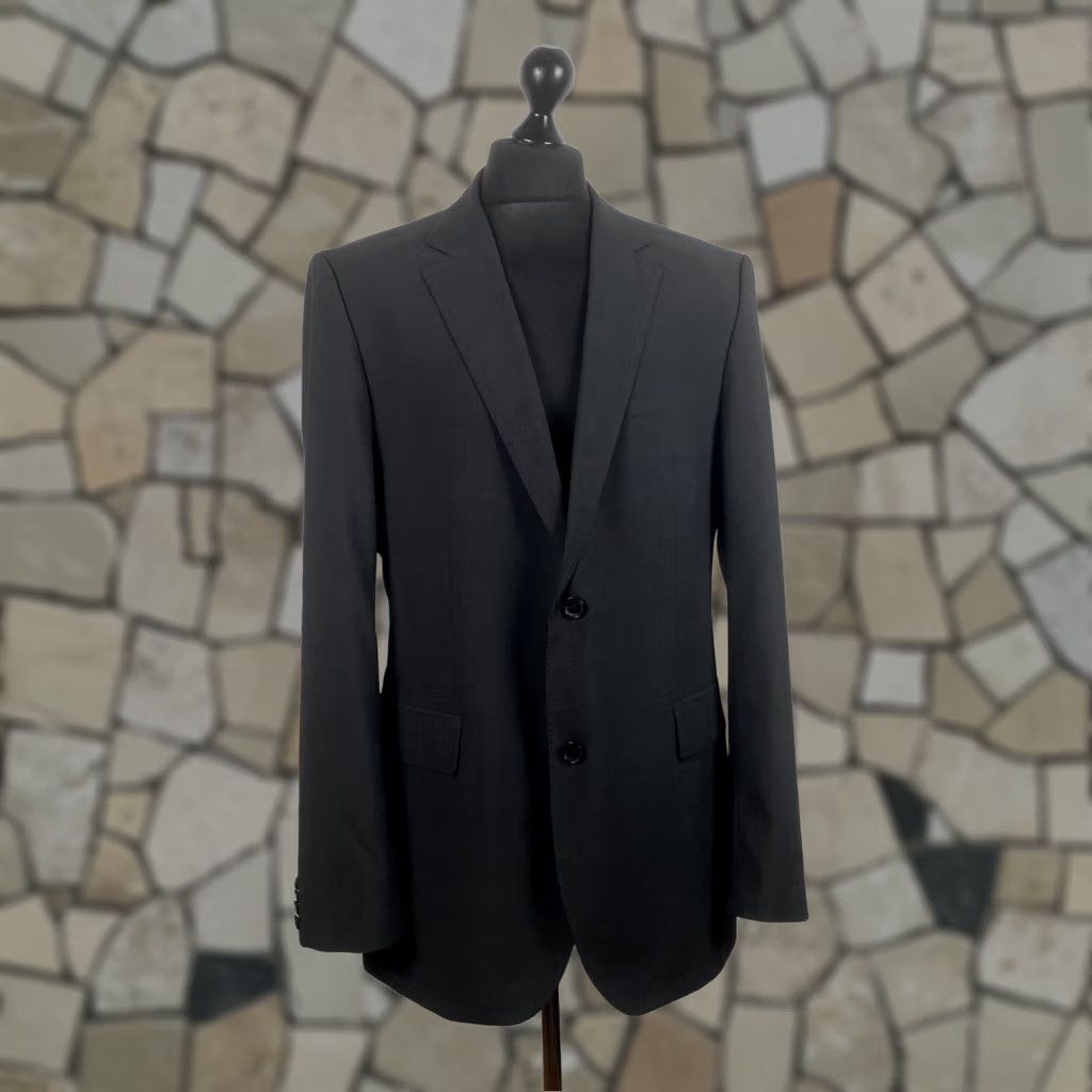 Hugo Boss Hugo Boss Blazer Jacket Wool Men dark grey tailored Size 46L regular Size 46R - 1 Thumbnail