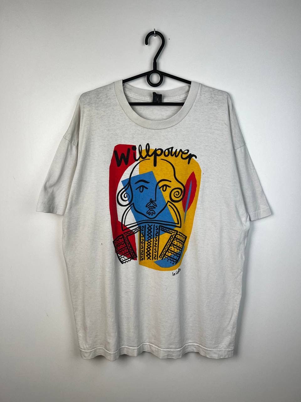 Vintage Lo Cole 90s Willpower ART vintage t-shirts size XL Size US XL / EU 56 / 4 - 1 Thumbnail
