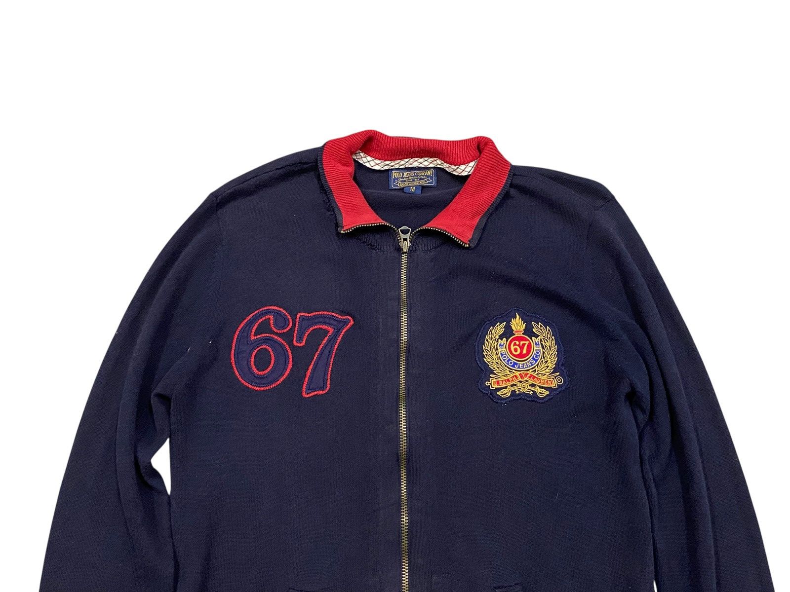 Polo Ralph Lauren Vintage Polo Jeans Co. Ralph Lauren Full Zip Cardigan Knit Size US M / EU 48-50 / 2 - 3 Thumbnail