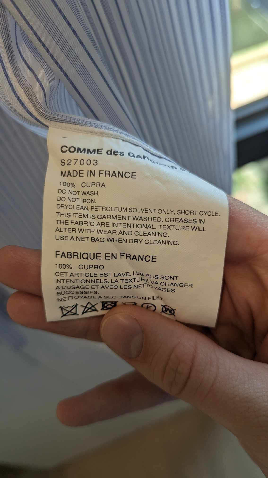 Comme des Garcons Comme Des Garcons Short Sleeve Button Up Size US M / EU 48-50 / 2 - 4 Thumbnail