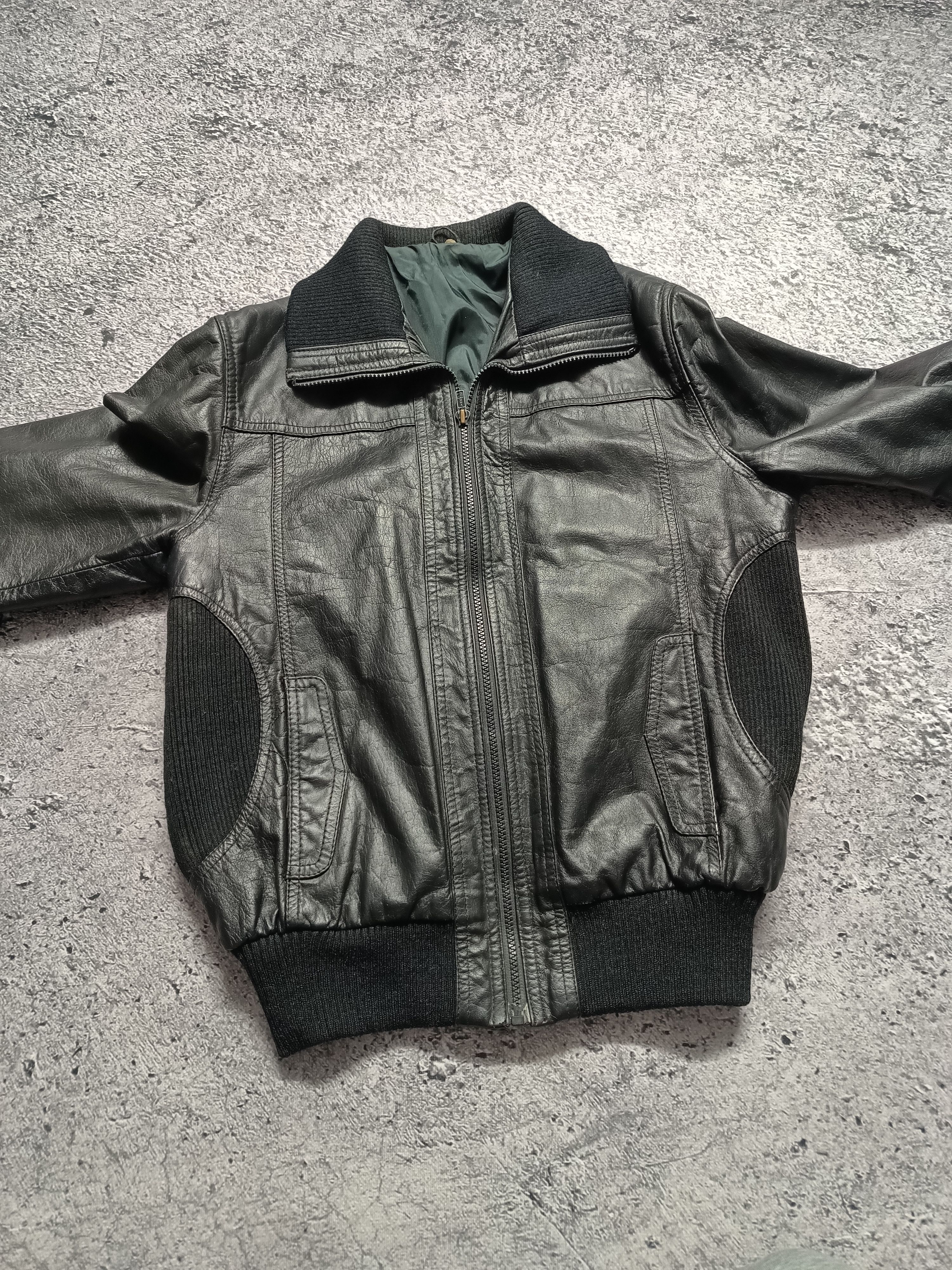 Vintage Vintage 90s Leather Jacket Premium Leather Acne Avirex Style Size US S / EU 44-46 / 1 - 4 Thumbnail