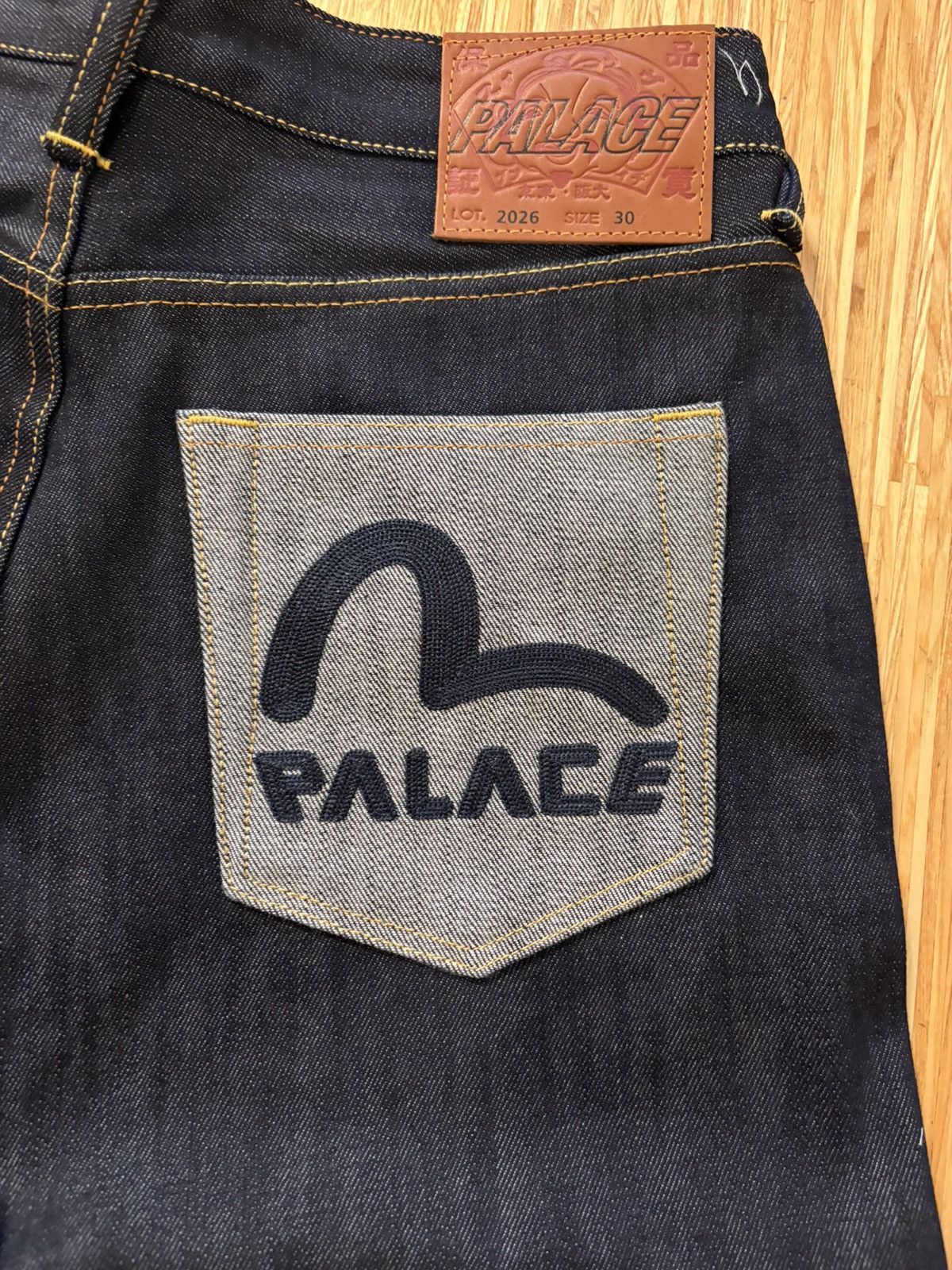 Evisu × Palace Palace x Evisu Long Denim Short Indigo Size US 30 / EU 46 - 3 Thumbnail