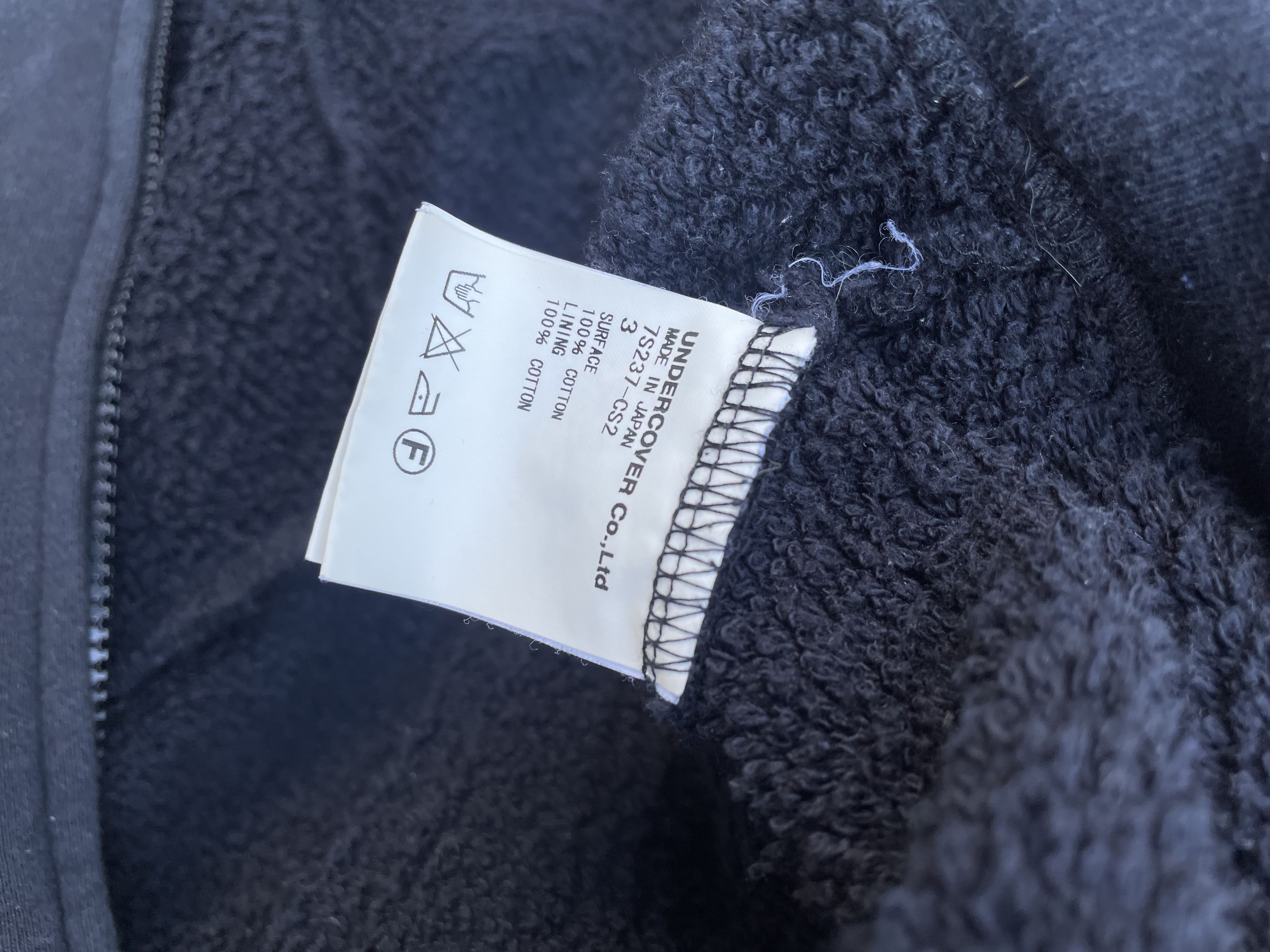 Undercover AW07 "Knit" Fleece Lined Hoodie Size US L / EU 52-54 / 3 - 7 Thumbnail