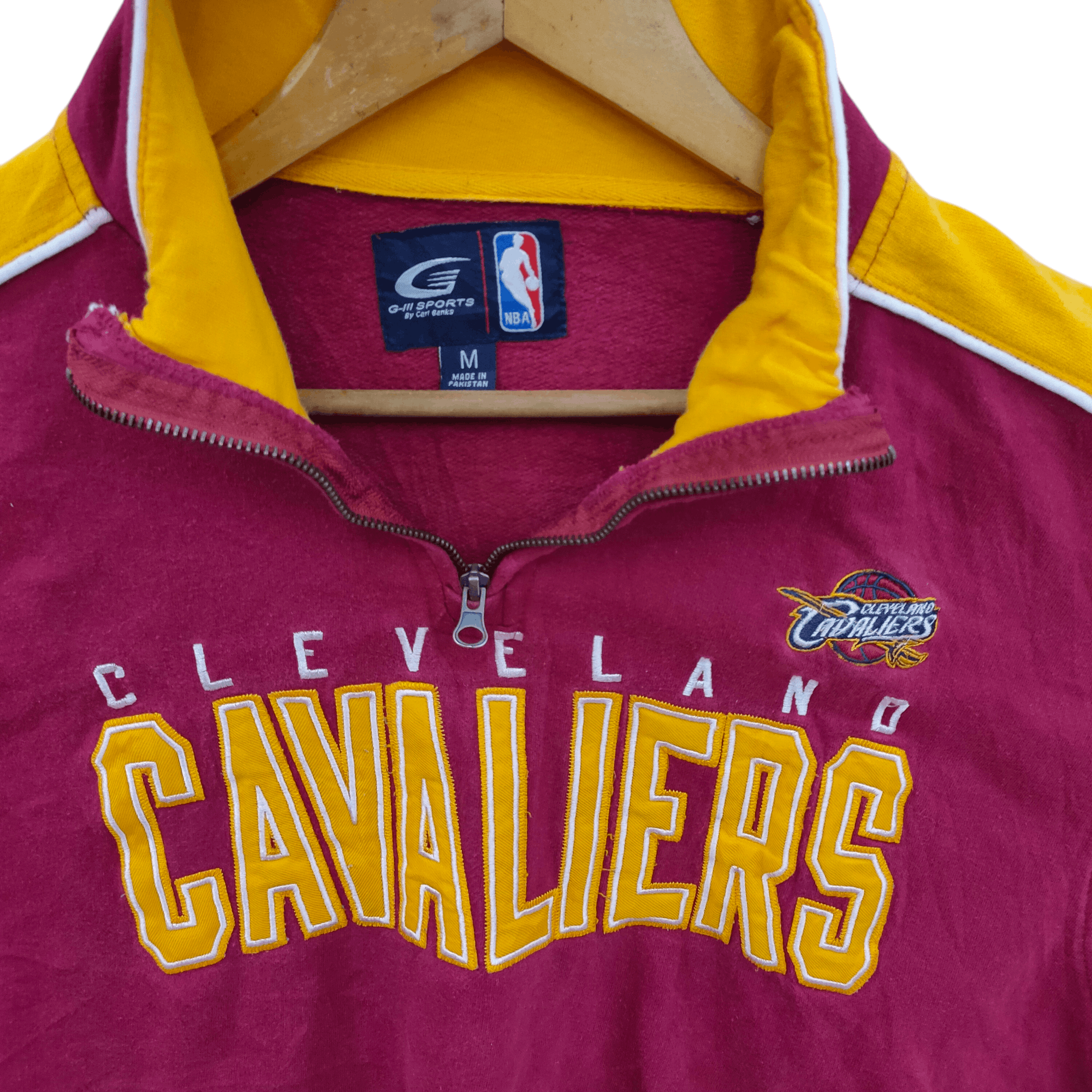 NBA Vintage Cleveland Cavaliers Quarter-Zip Maroon NBA Size US M / EU 48-50 / 2 - 5 Thumbnail