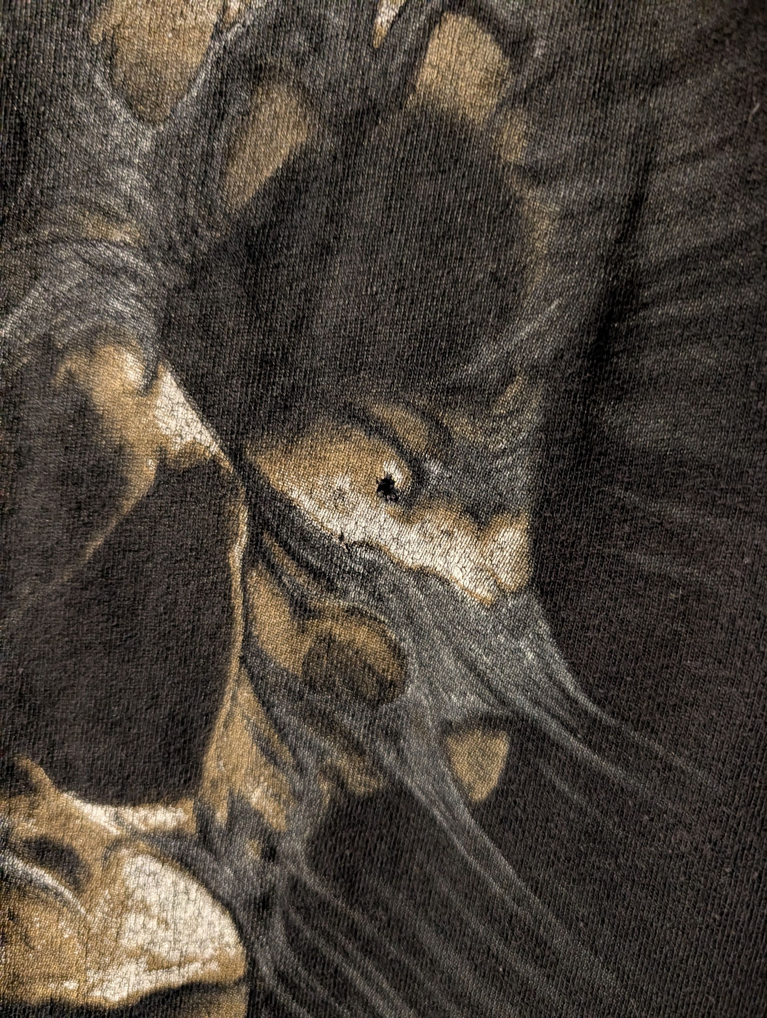Arts & Science Y2K Skull Reaper Smoke Graphic Overprint Grunge Horror Tee Size US XL / EU 56 / 4 - 7 Thumbnail