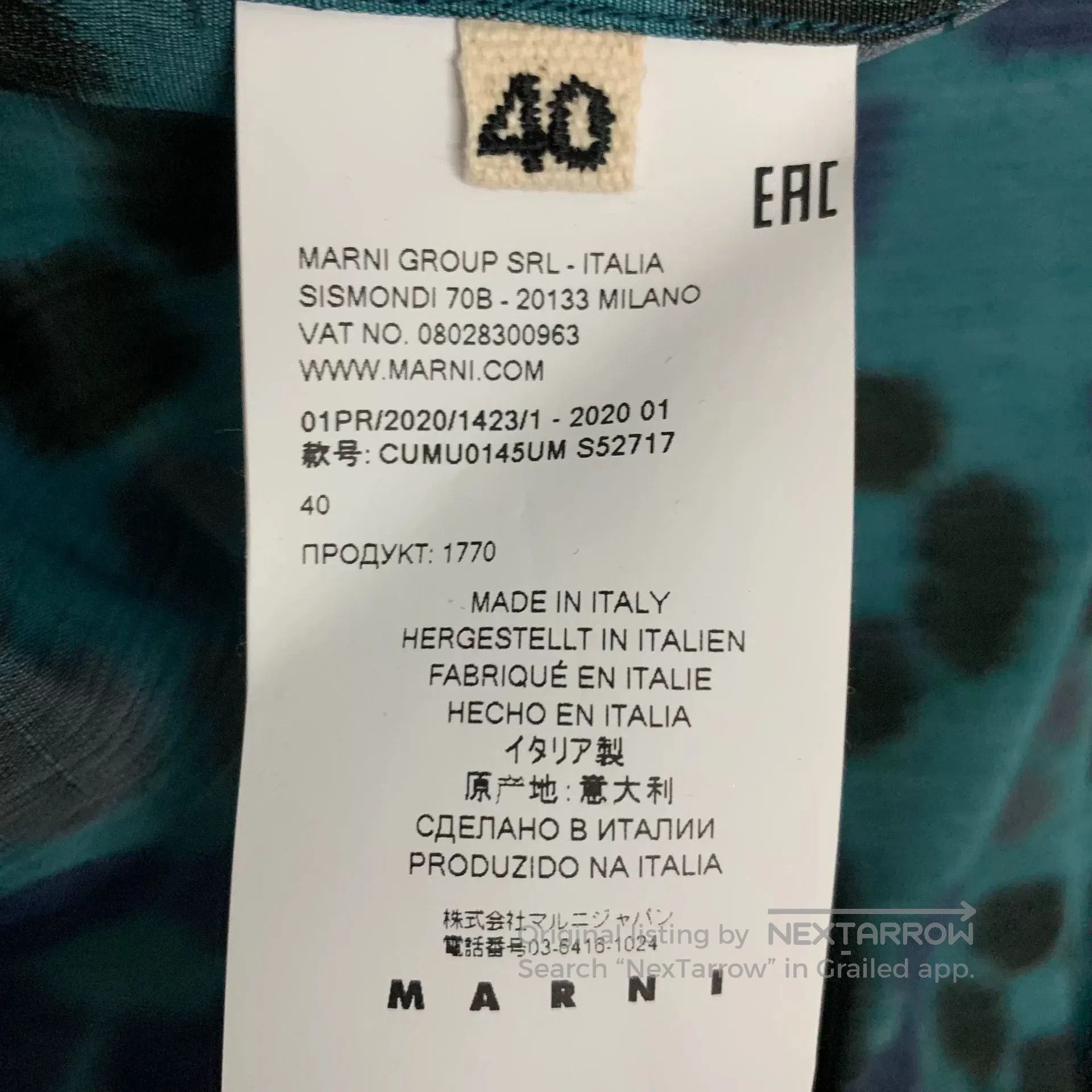 Marni Marni SS20 Floral Print Shirt. Size S / US 4 / IT 40 - 6 Thumbnail