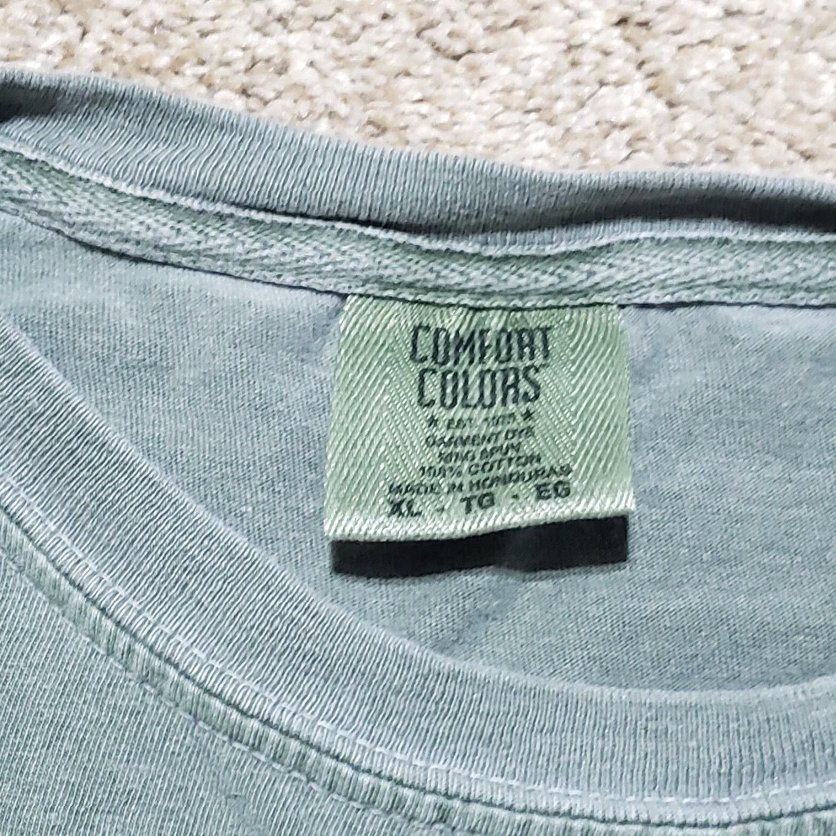 Vintage VINTAGE Matthew 28:19 Bible Verse T-Shirt Unisex Adults XL Green Short Sleeve Adult XL Green Bible Verse Shirt 90s Concert? Size US XL / EU 56 / 4 - 3 Thumbnail