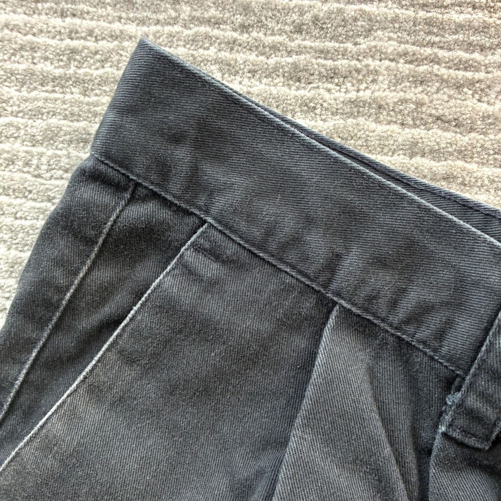 Dockers VINTAGE Dockers Pants Mens 34x29 Blue Trousers Double Pleated Cotton Twill Casual Formal Dressy Chino 5-Pocket Classic Mens Jeans? Size US 34 / EU 50 - 3 Thumbnail
