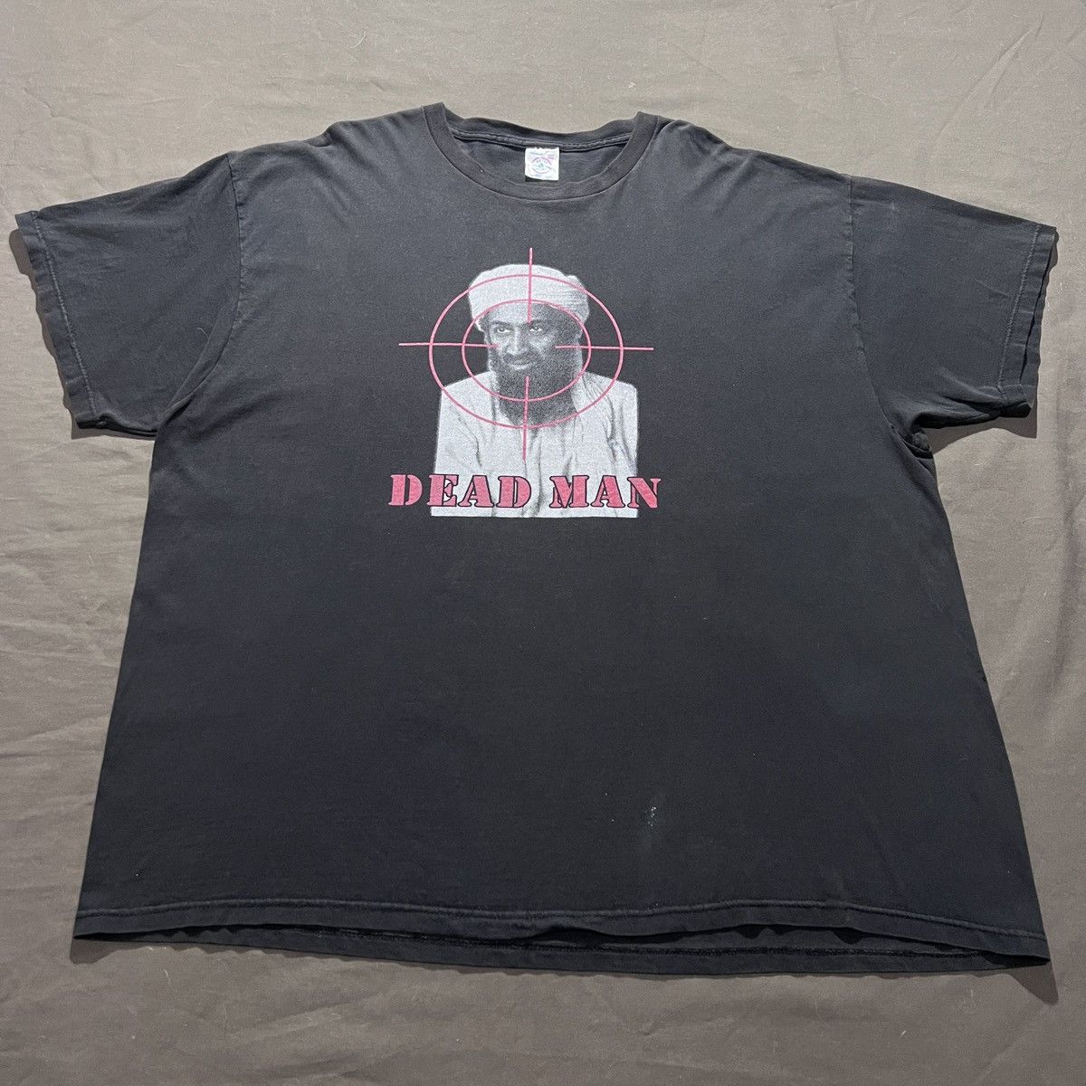 Rap Tees Vintage Y2K DEAD MAN Osama bin Ladin Tee 2XL Faded Size US XXL / EU 58 / 5 - 5 Thumbnail