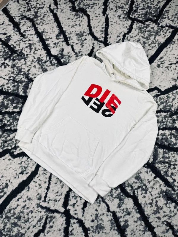 Diesel Diesel hoodie white logo S Size US S / EU 44-46 / 1 - 2 Thumbnail