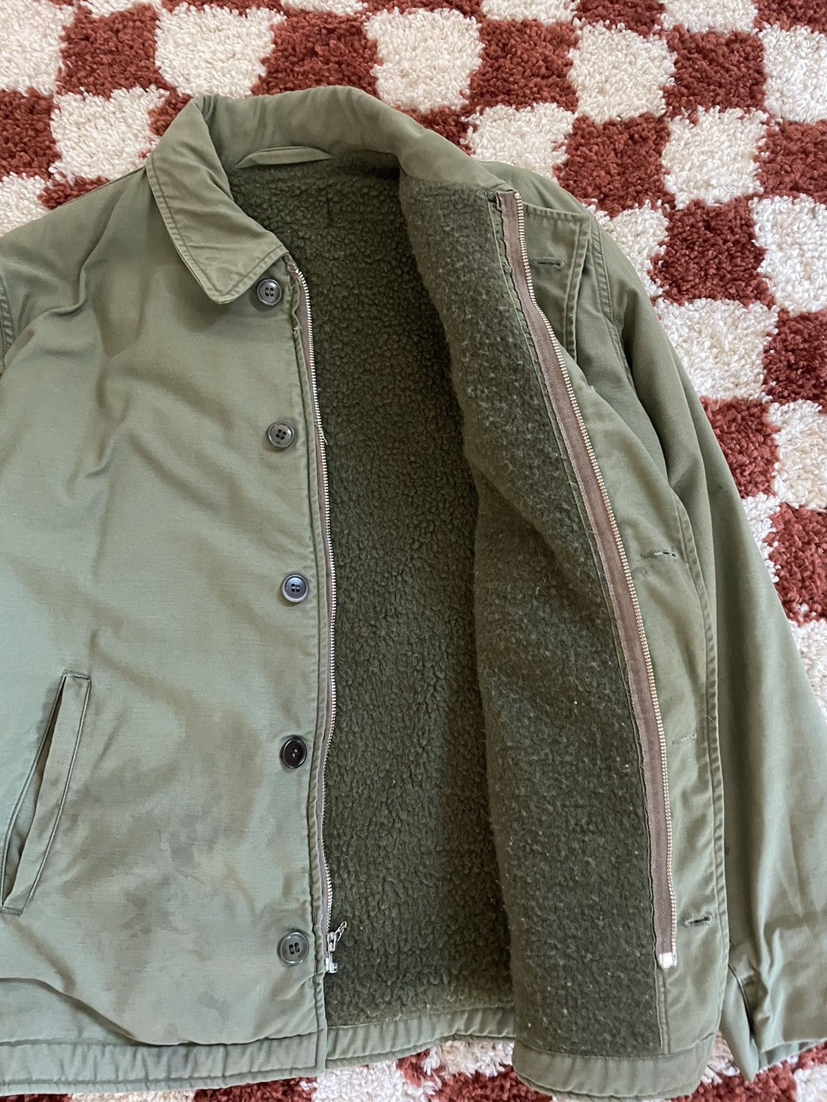 Unsound Rags Vintage 80/90s Fleece Lined Jacket Size US L / EU 52-54 / 3 - 3 Thumbnail