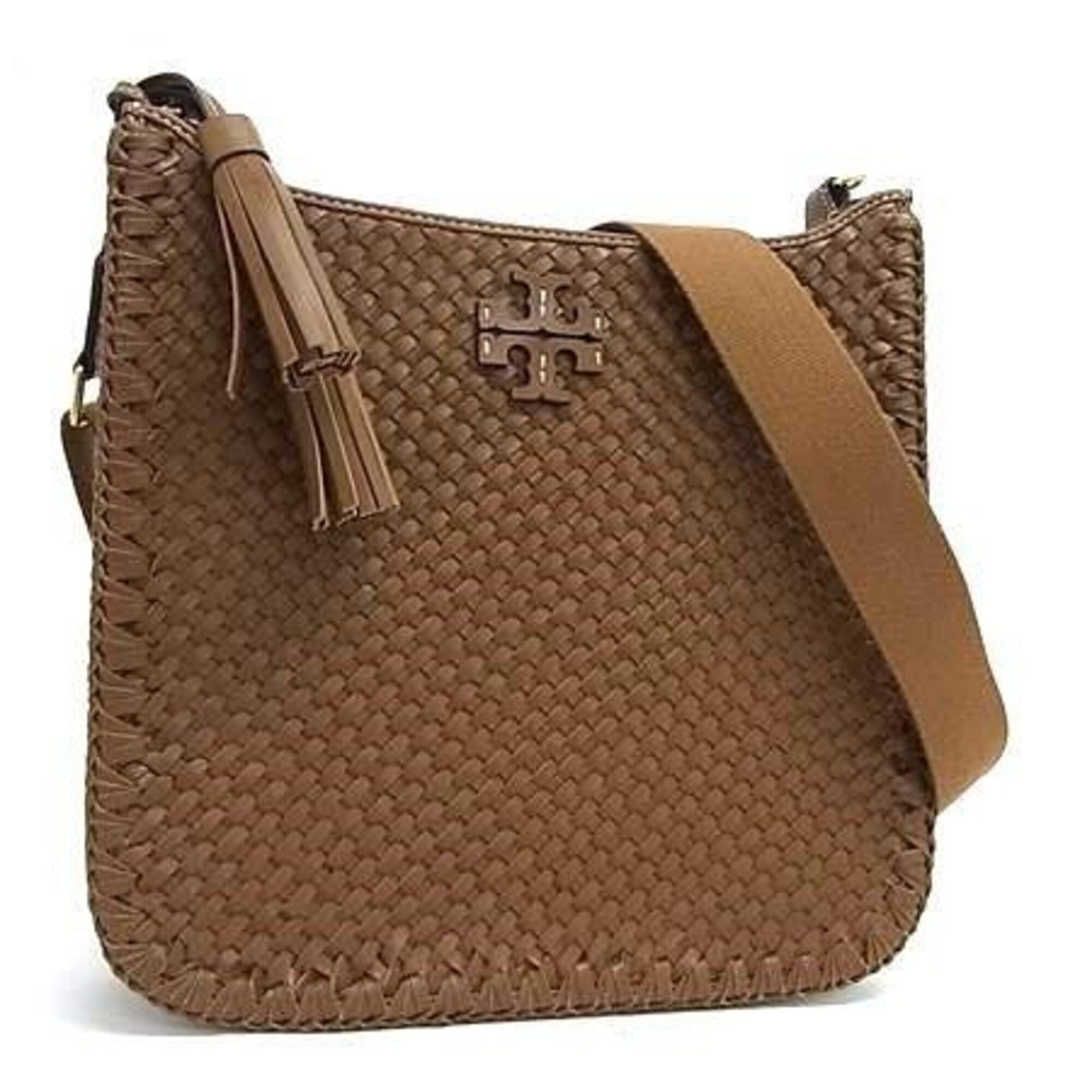 Tory Burch Tory Burch Shoulder Bag, Brown Leather, Women's Crossbody Bag Size ONE SIZE - 1 Thumbnail