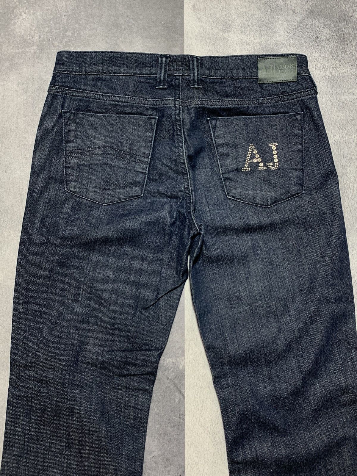 Armani × Vintage Vintage Y2K Armani Jeans denim faded streetwear size 29 Size 29" - 2 Thumbnail